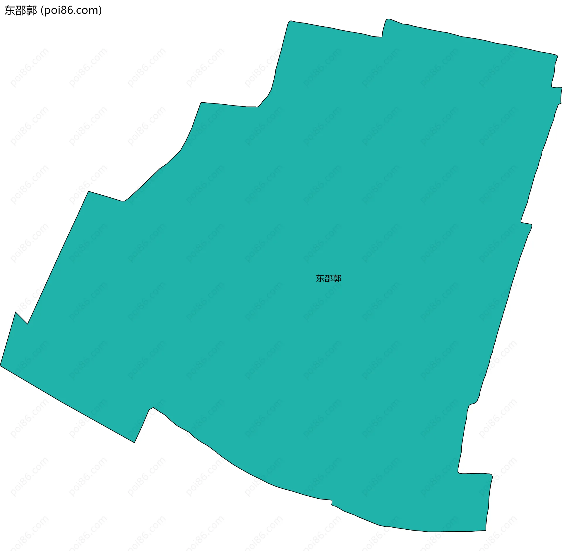 东邵郭边界地图