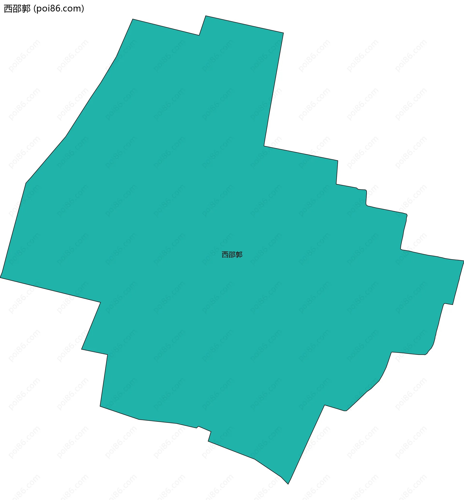 西邵郭边界地图