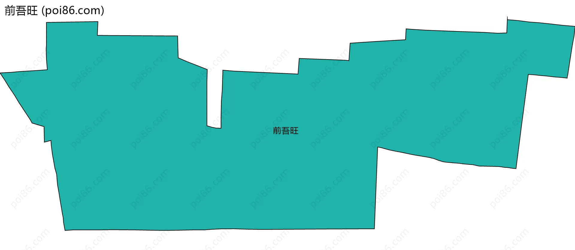 前吾旺边界地图