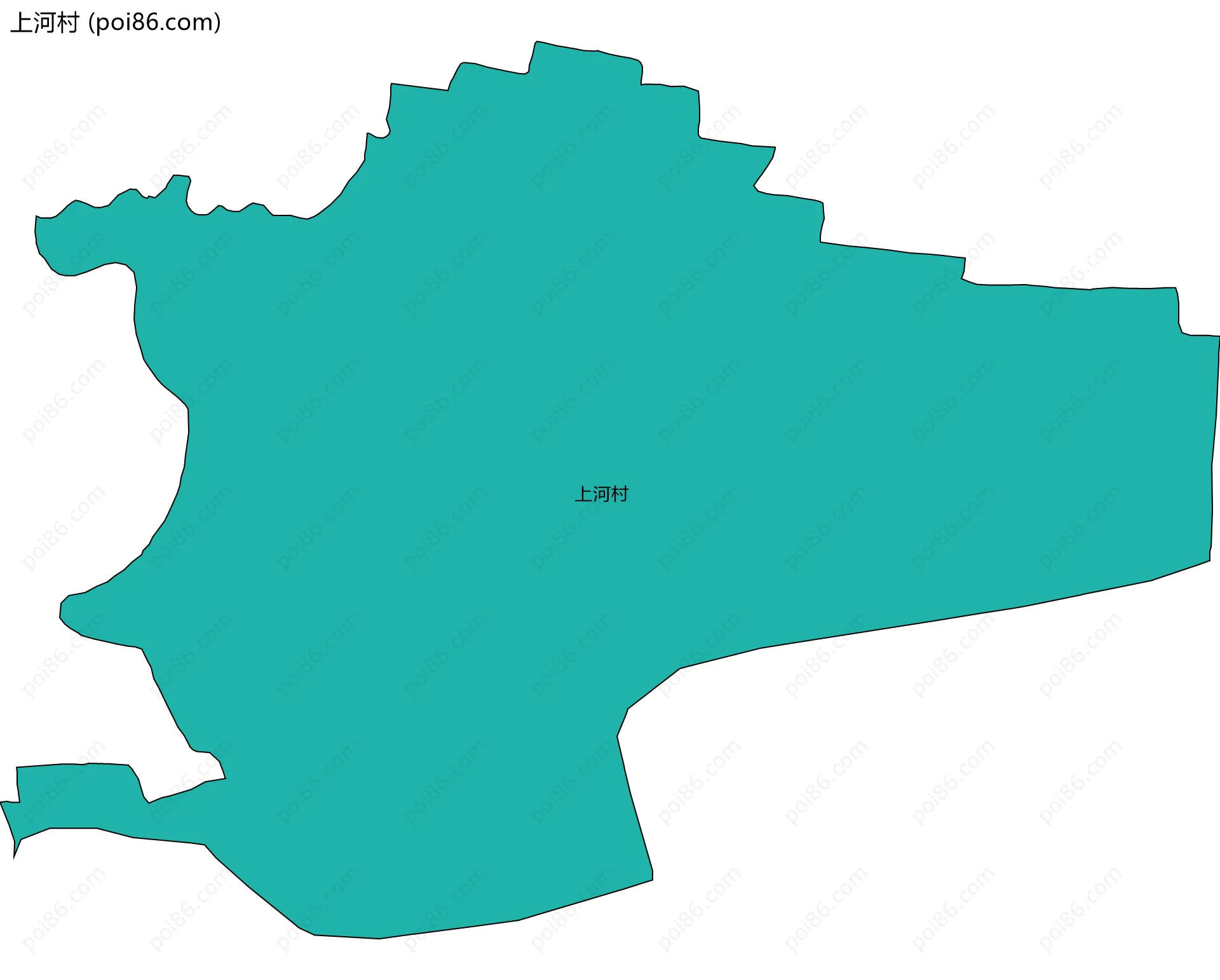 上河村边界地图