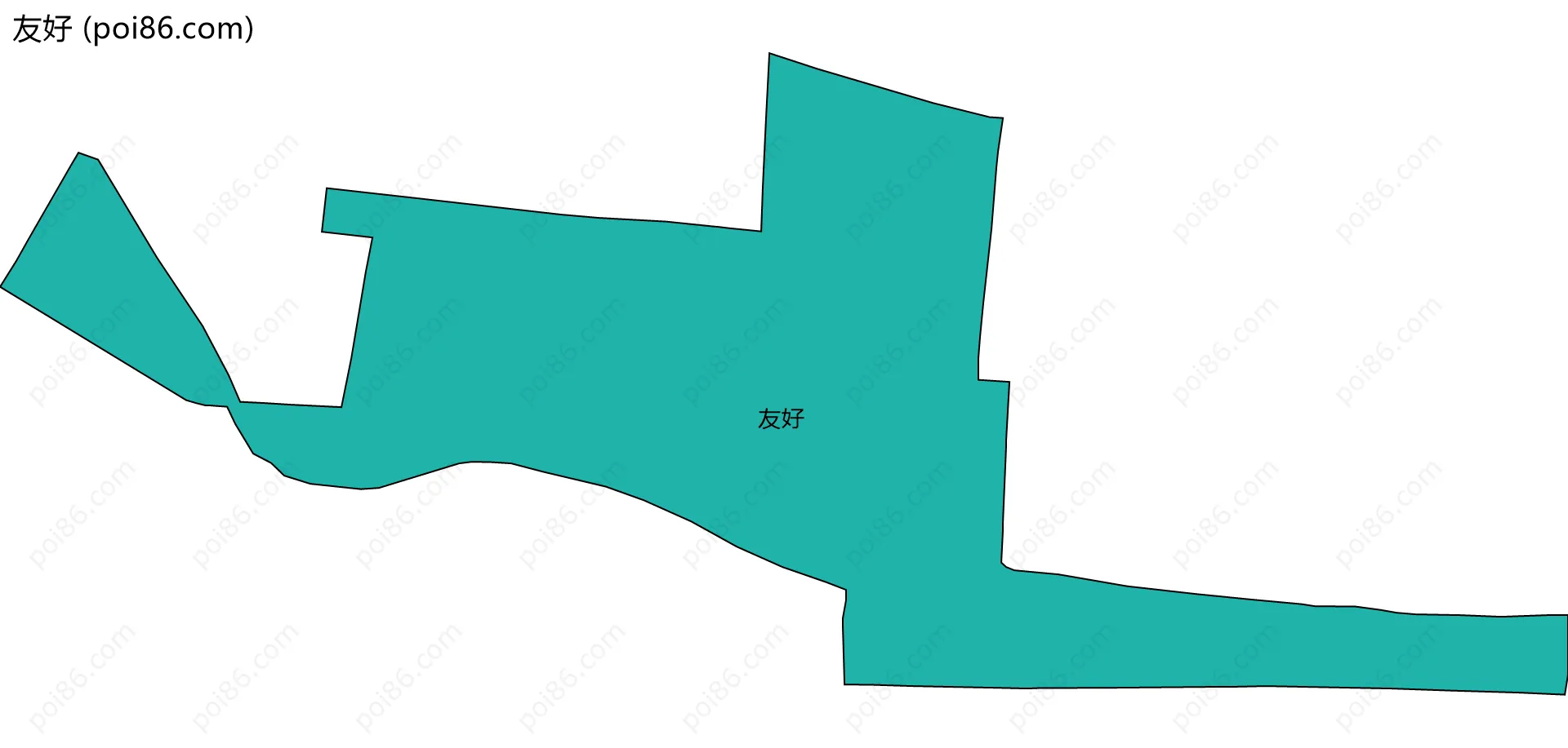 友好边界地图