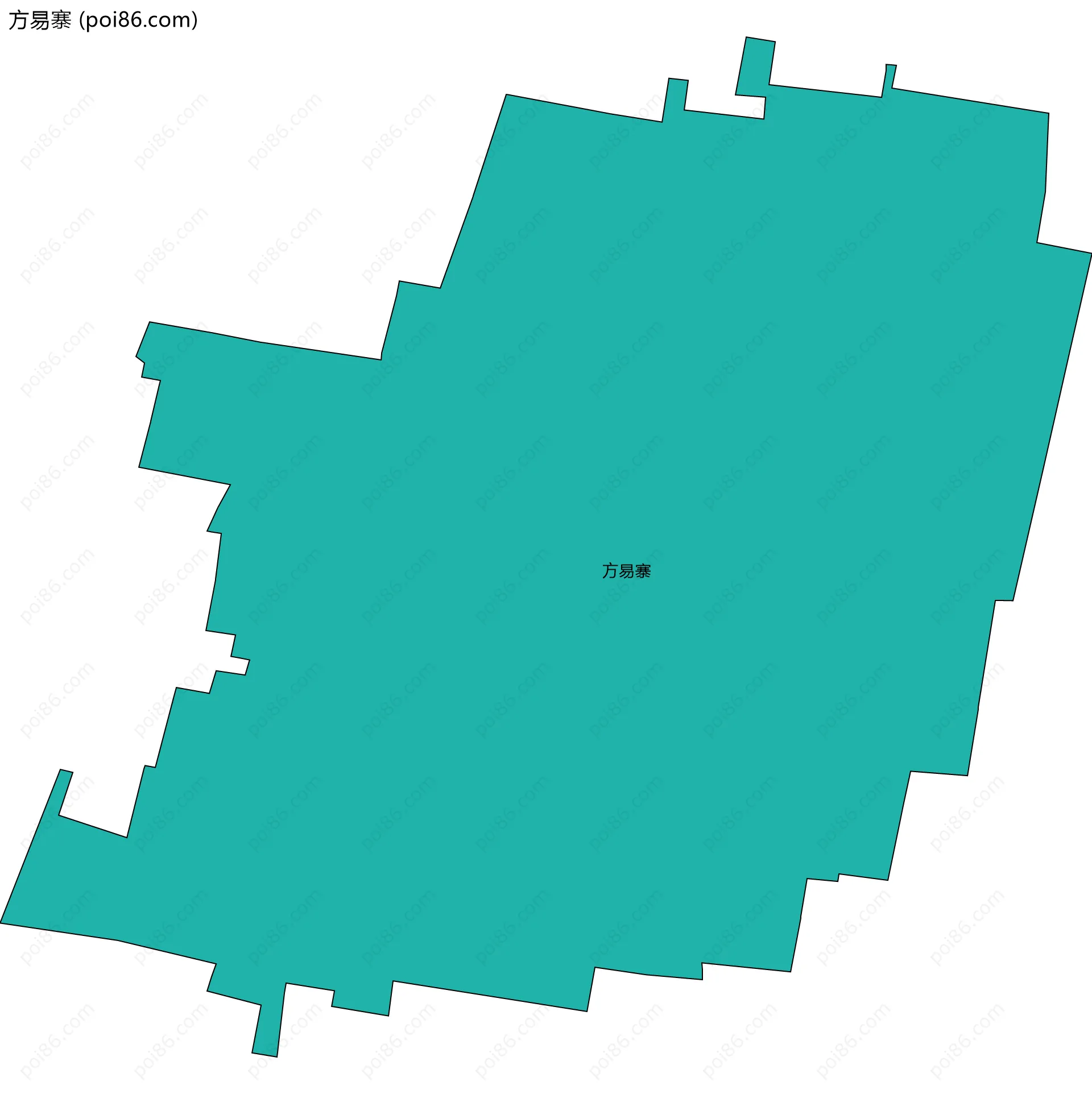 方易寨边界地图