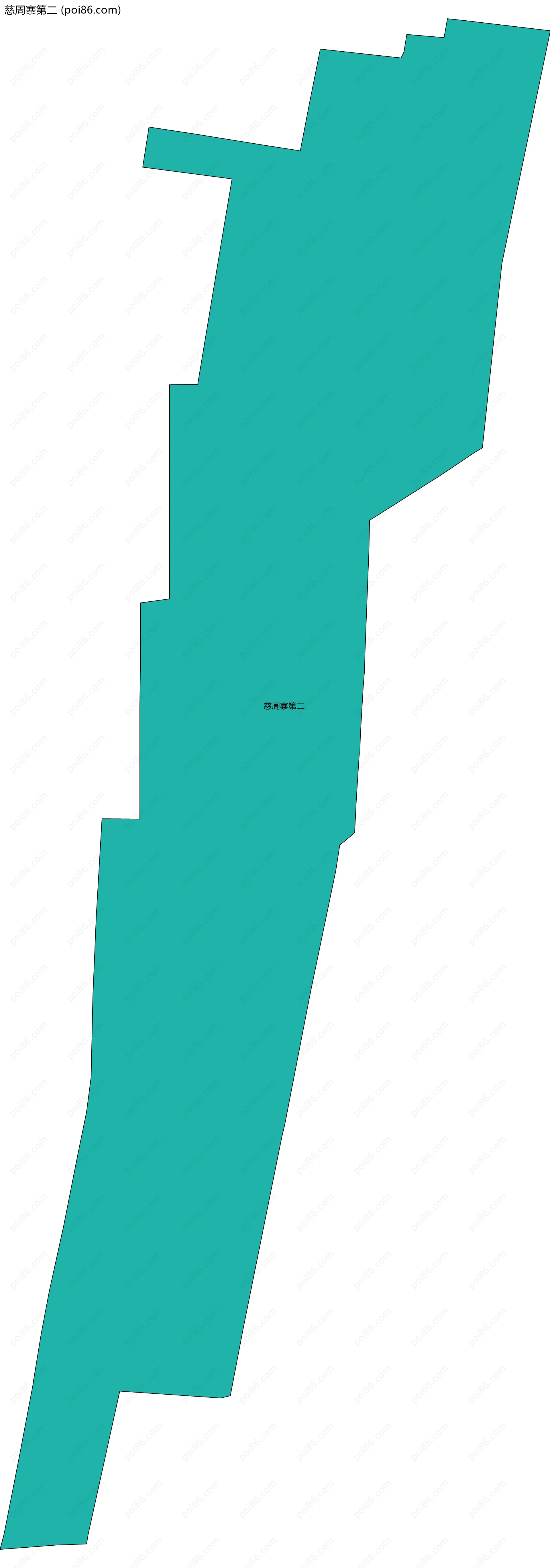 慈周寨第二边界地图