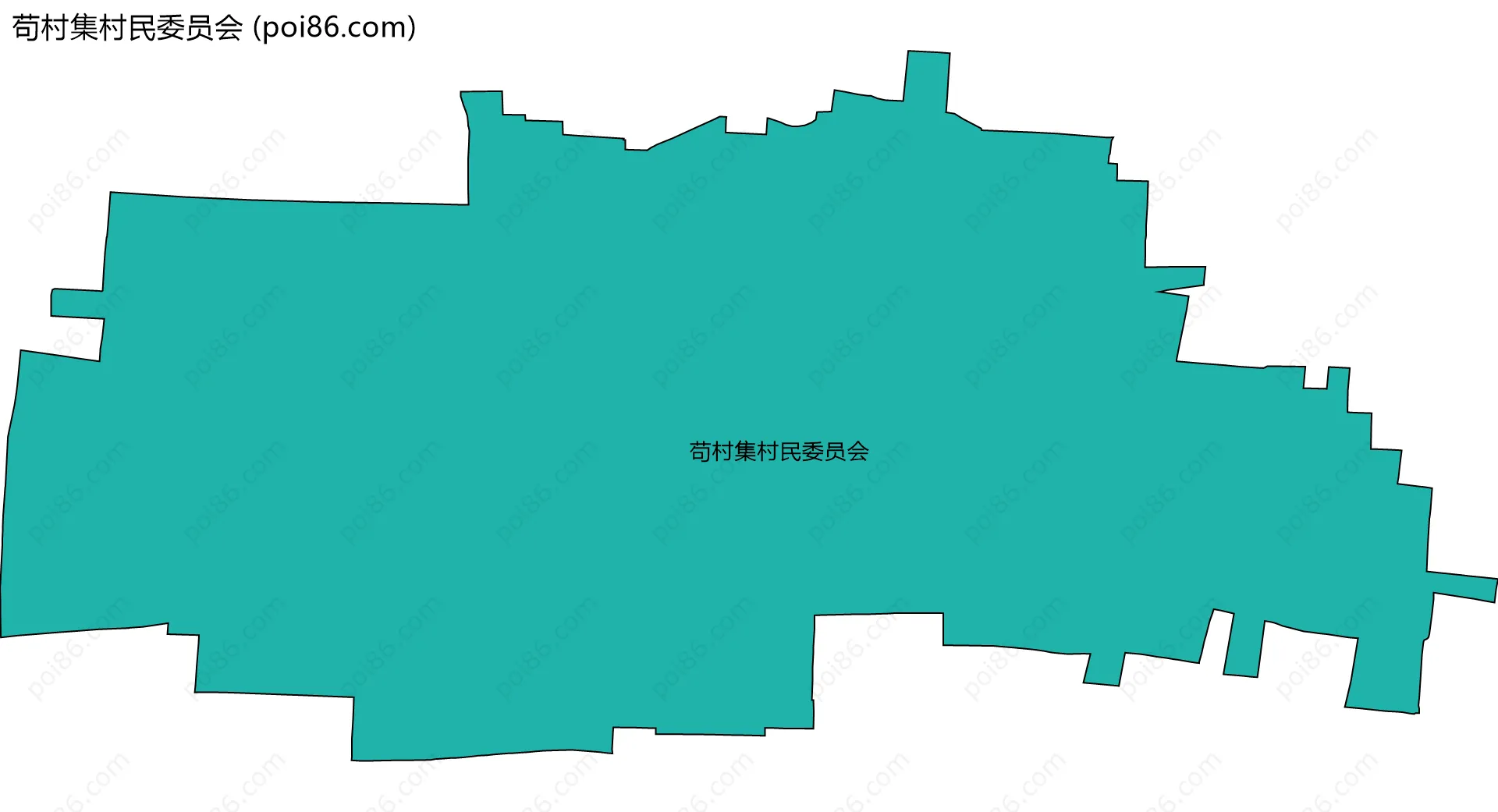 苟村集村民委员会边界地图