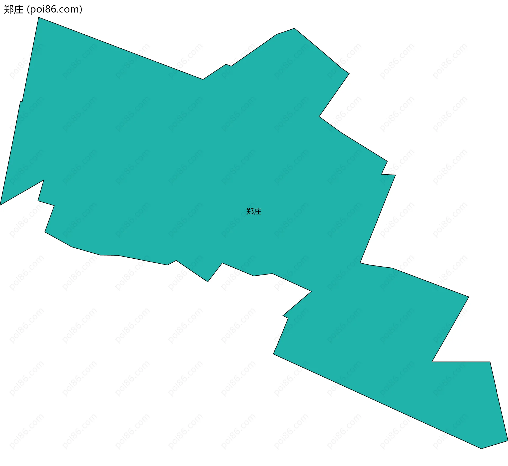 郑庄边界地图