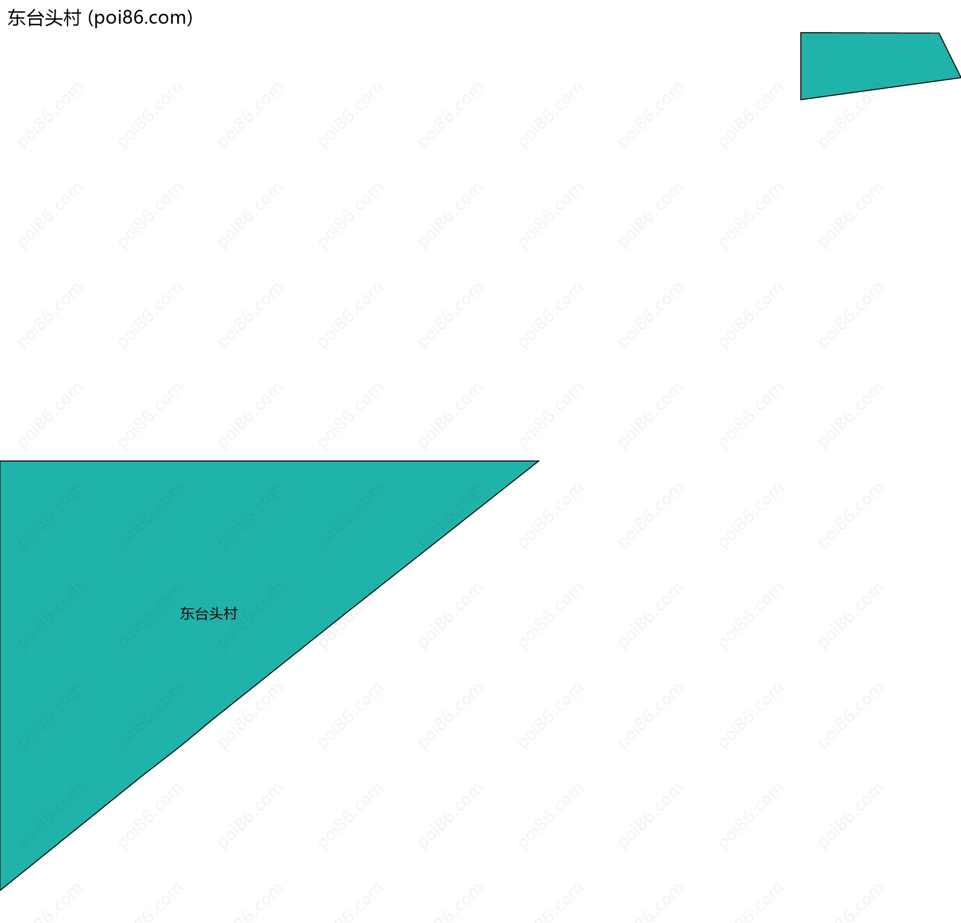 东台头村边界地图