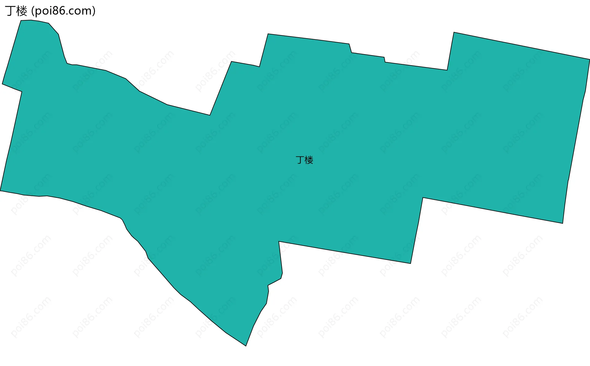 丁楼边界地图