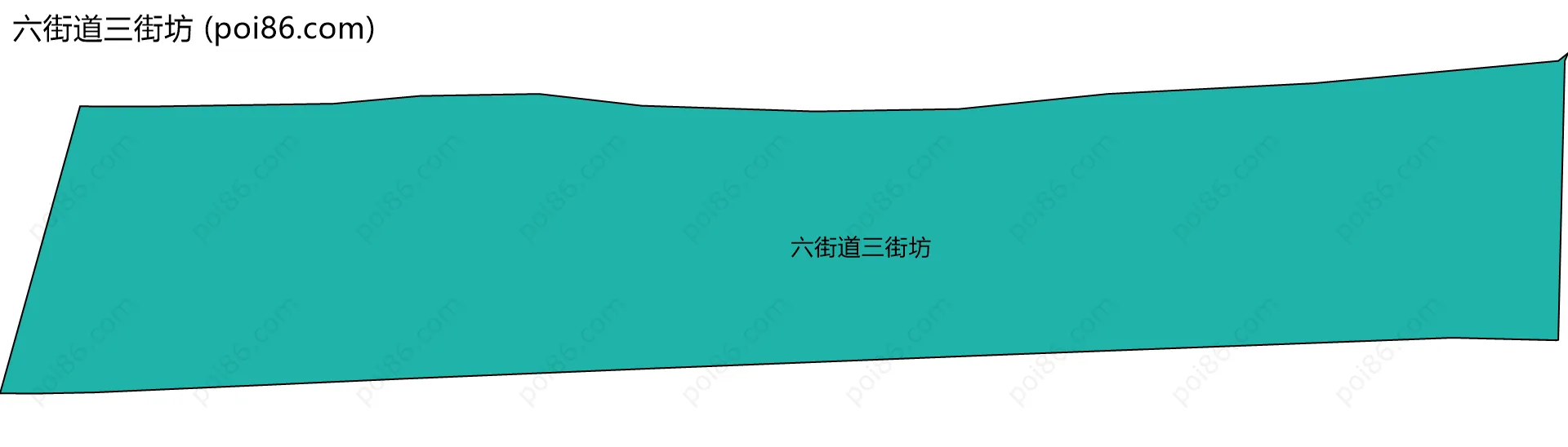 六街道三街坊边界地图