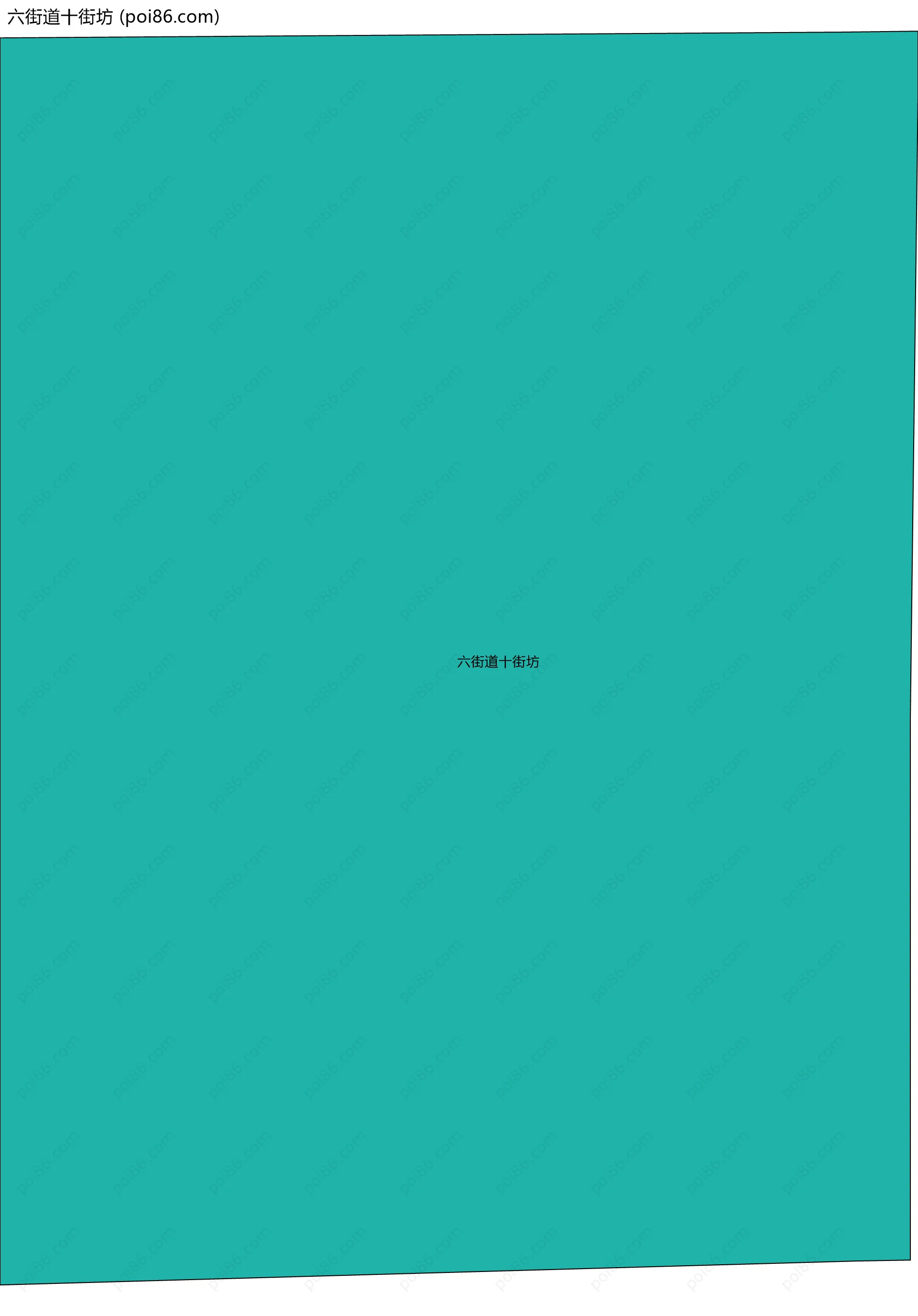 六街道十街坊边界地图