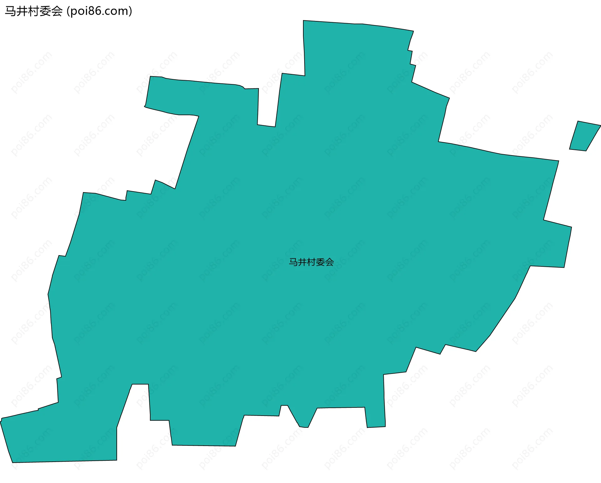 马井村委会边界地图