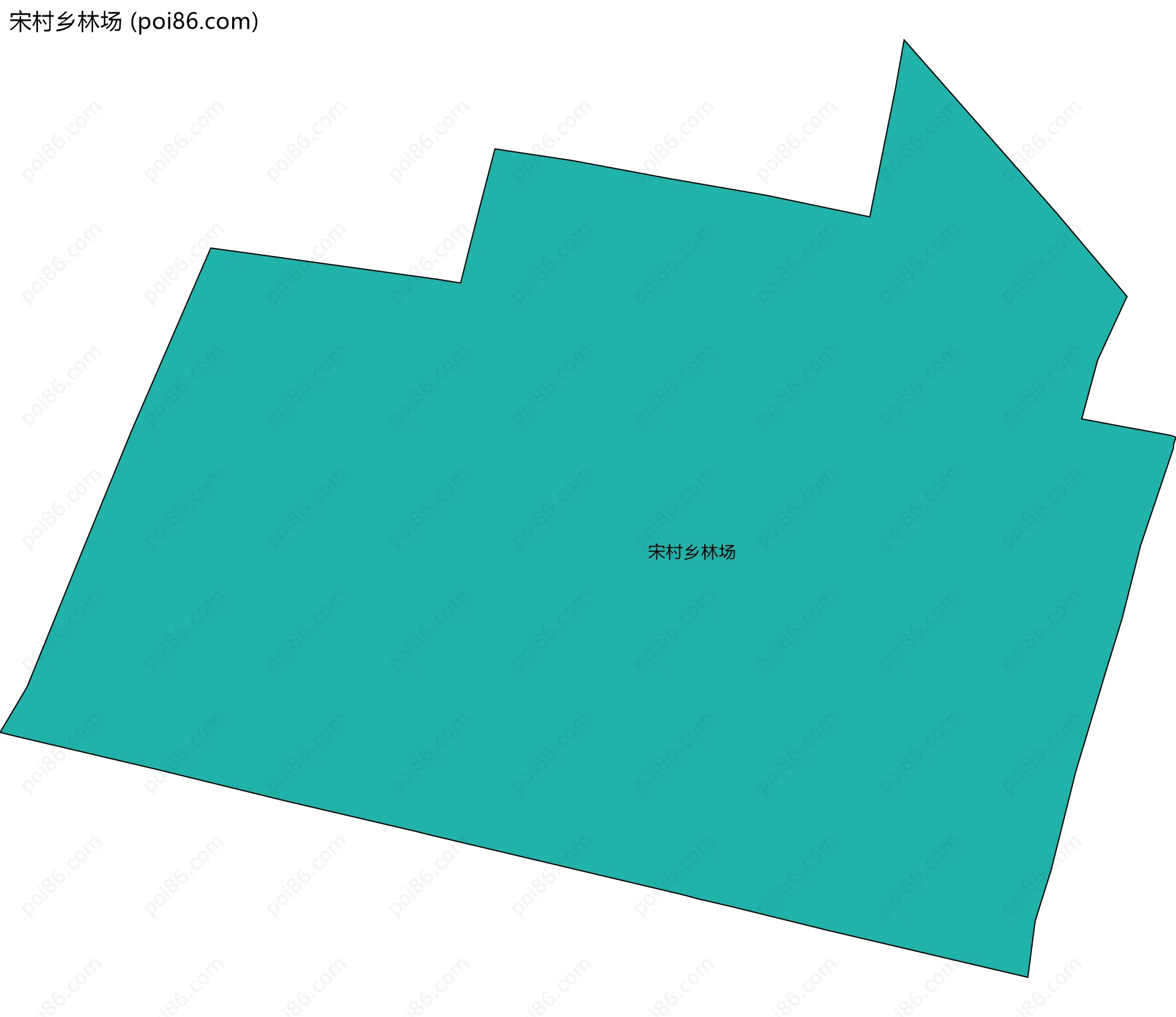 宋村乡林场边界地图