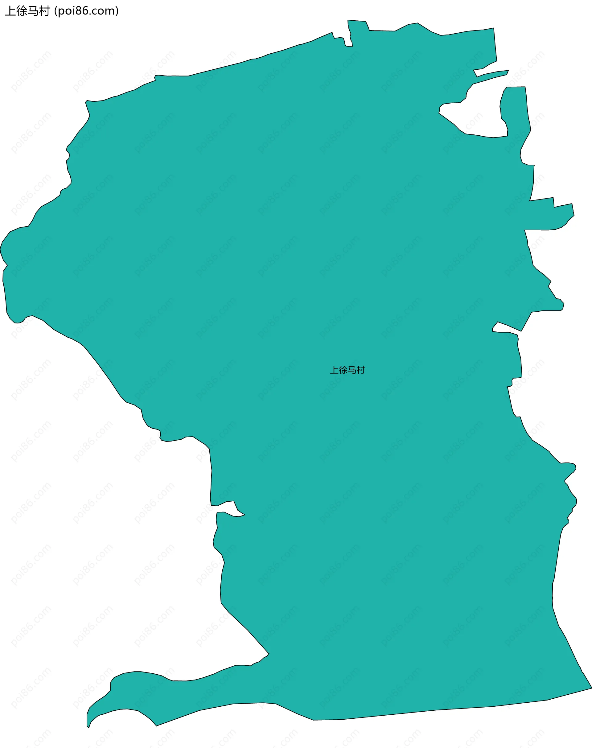 上徐马村边界地图