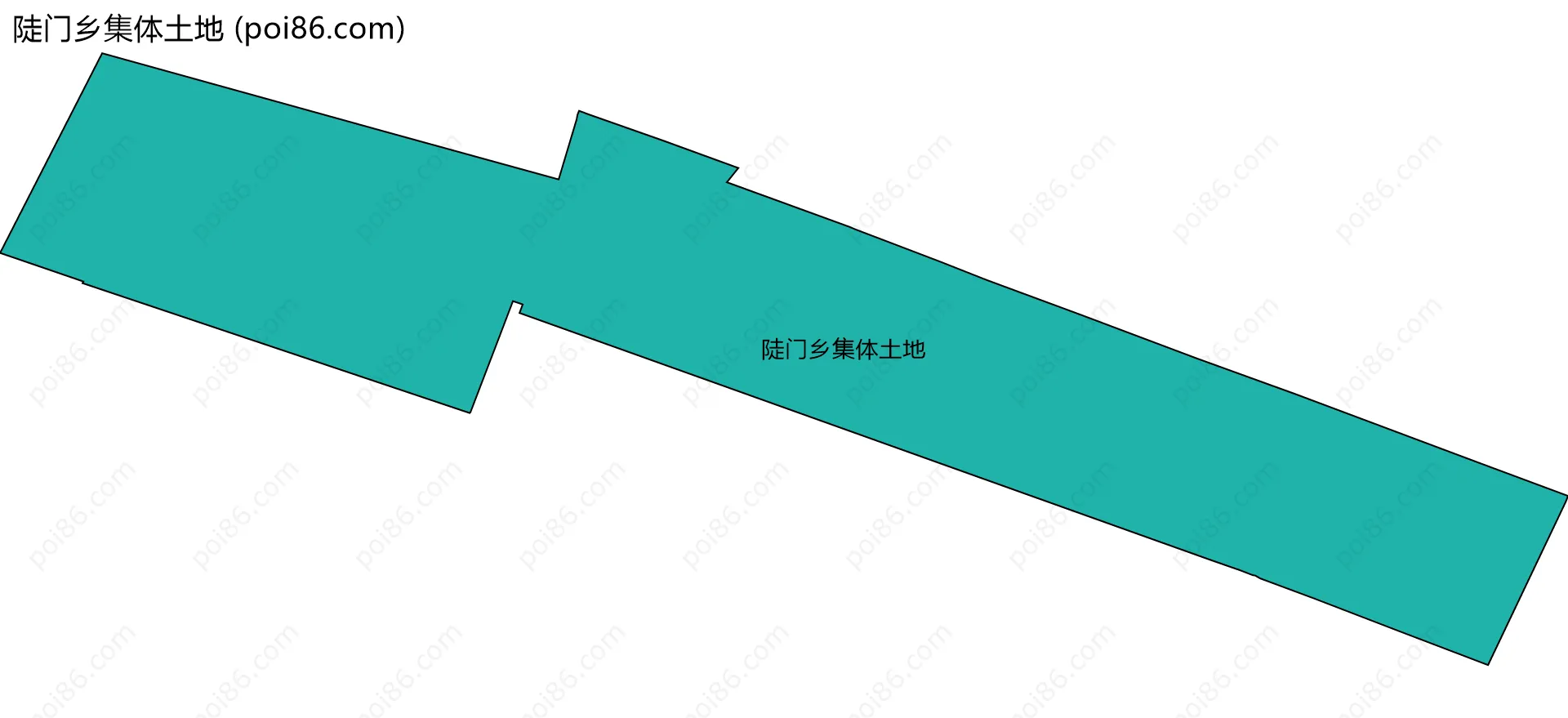 陡门乡集体土地边界地图