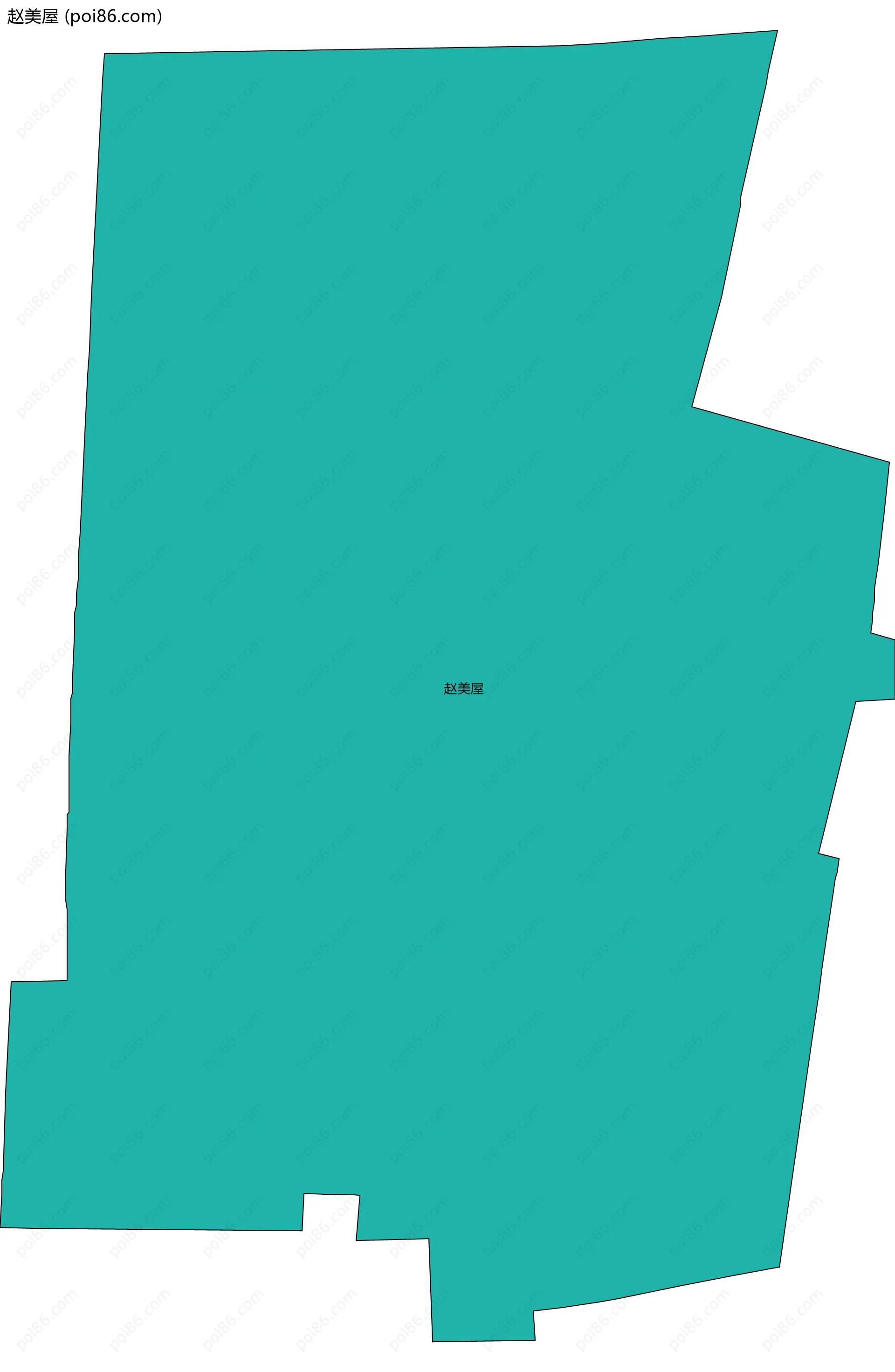 赵美屋边界地图