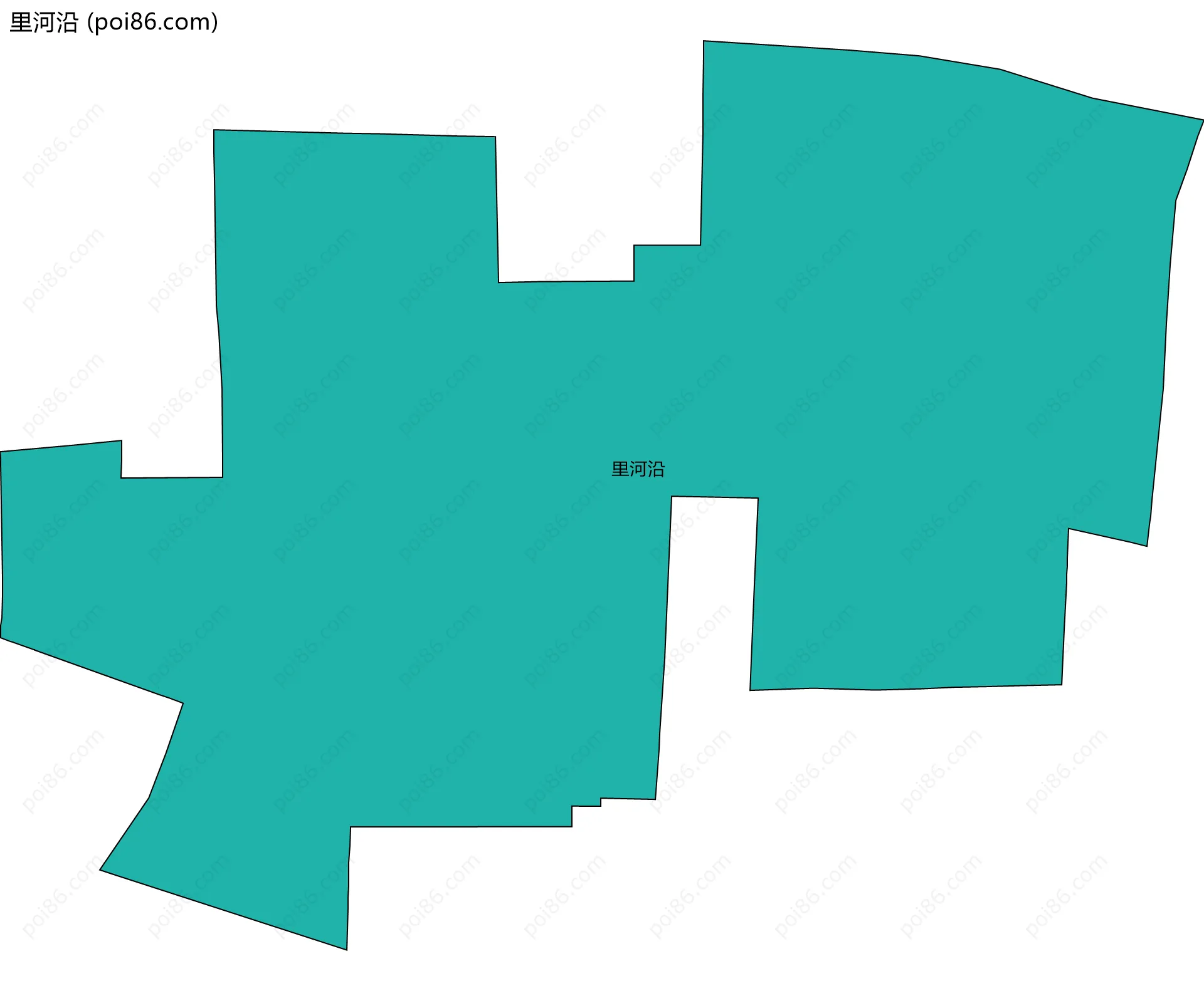 里河沿边界地图