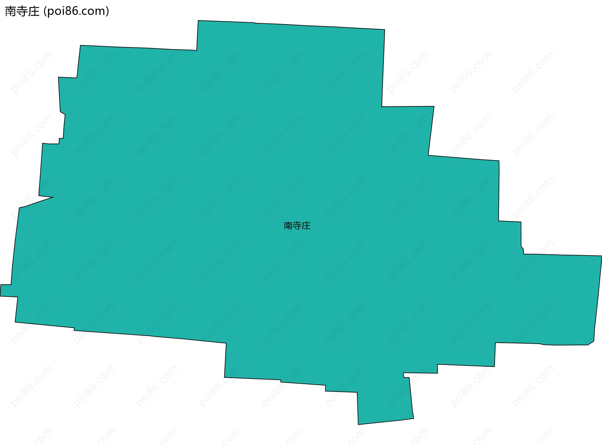 南寺庄边界地图