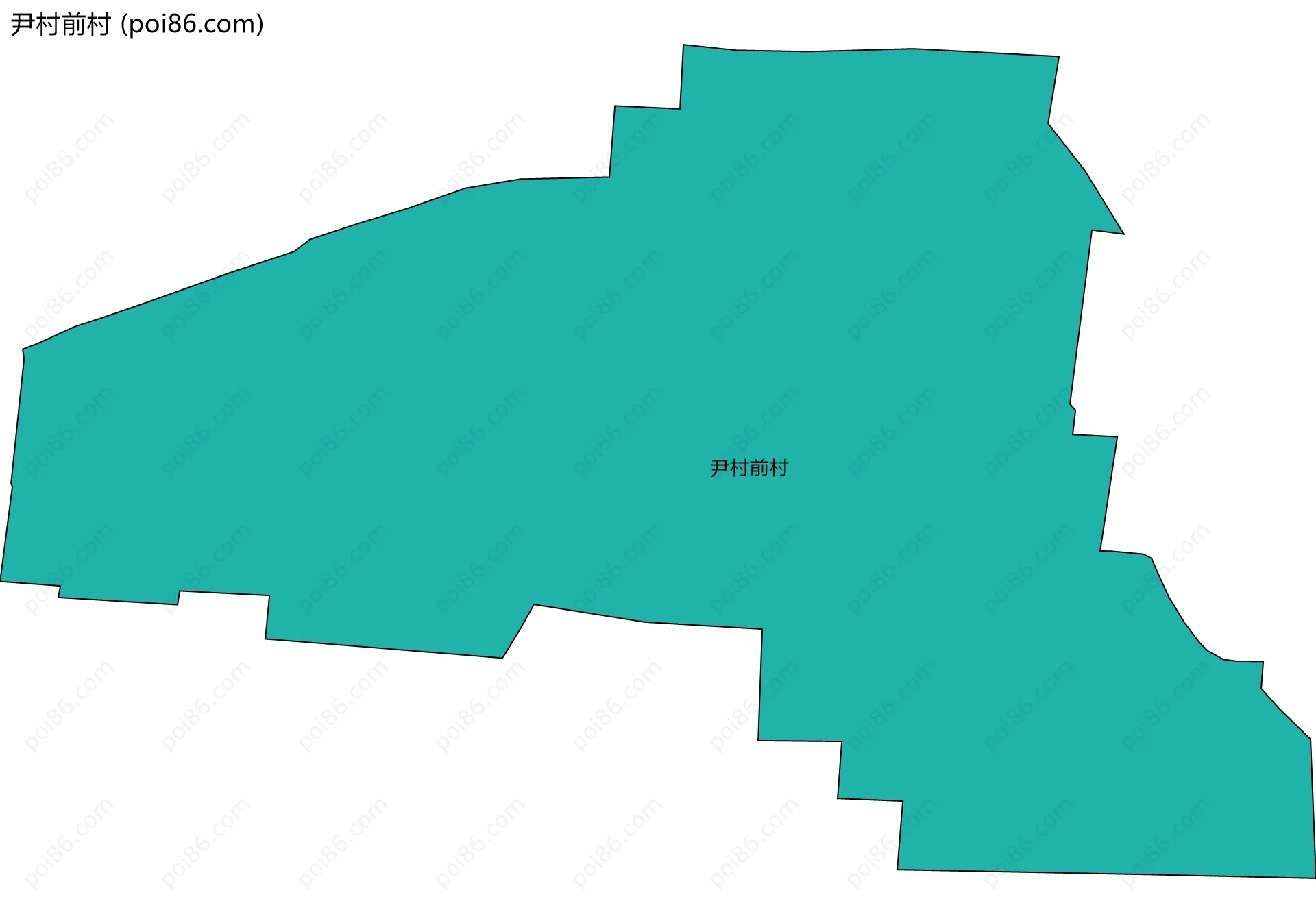 尹村前村边界地图