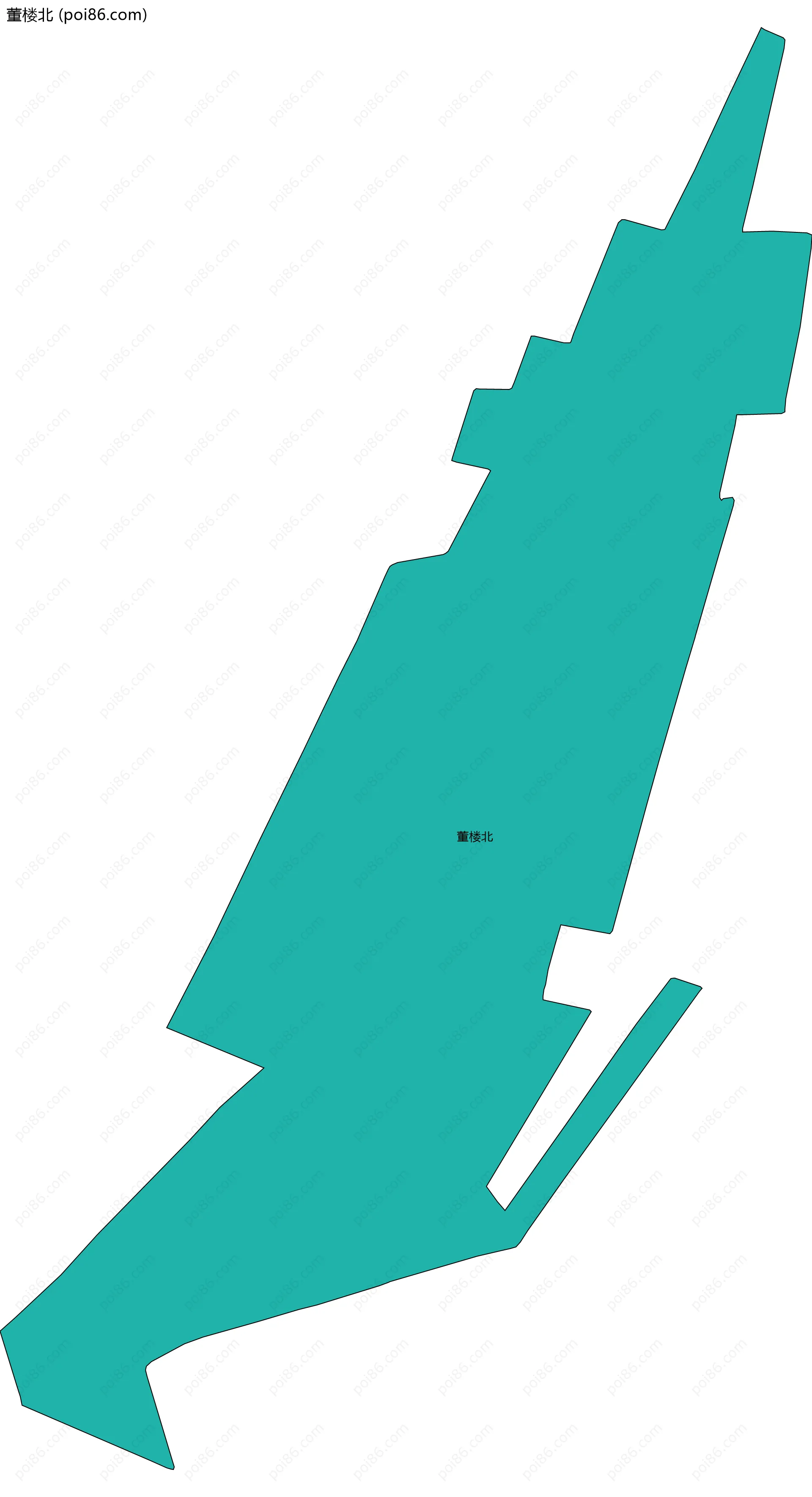 董楼北边界地图