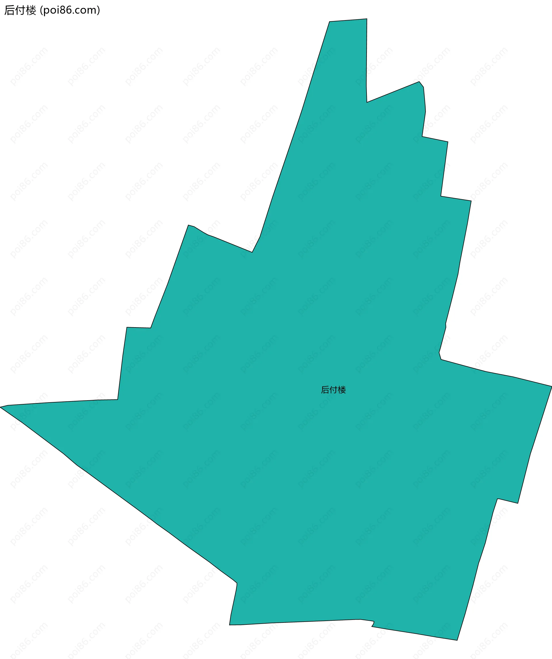 后付楼边界地图