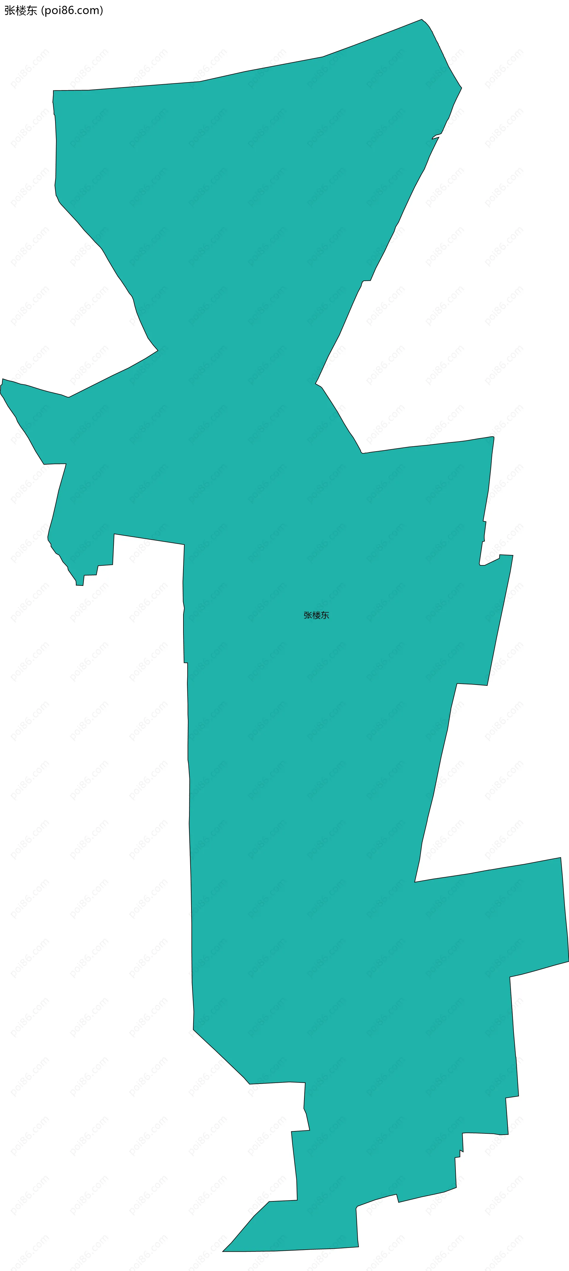 张楼东边界地图