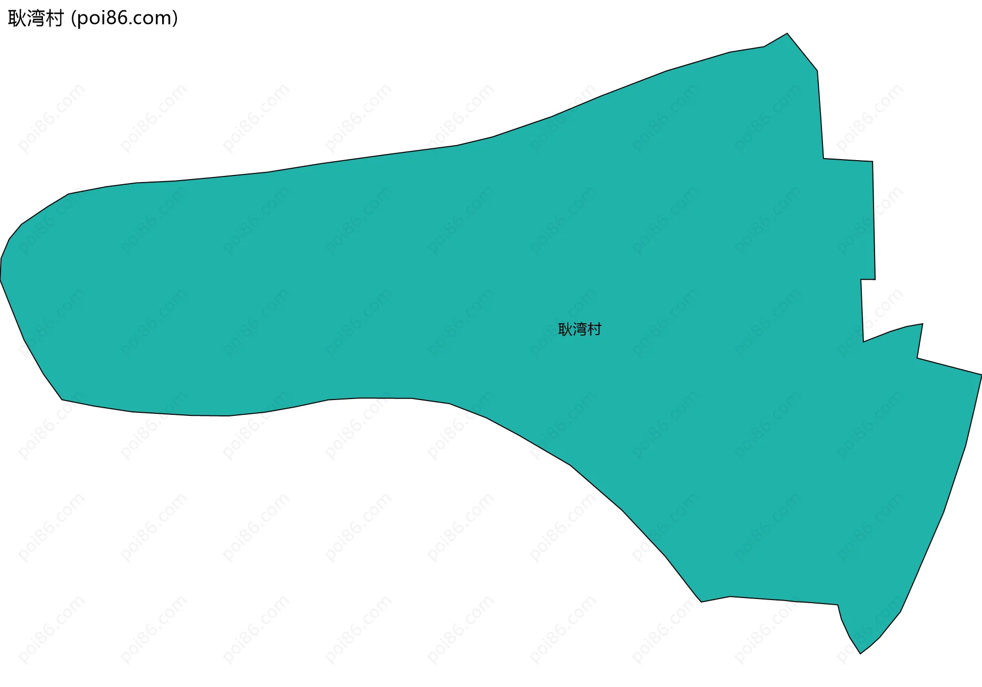 耿湾村边界地图