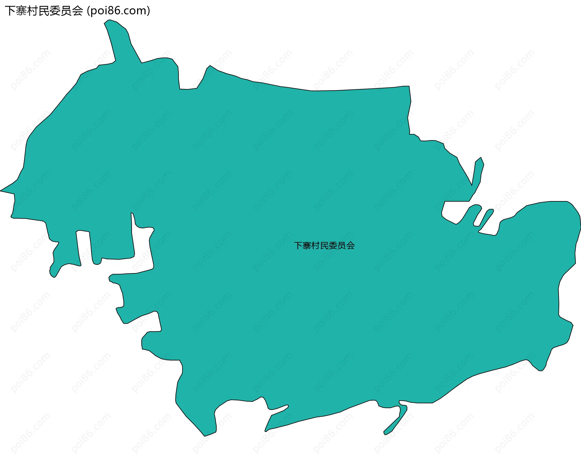 下寨村民委员会边界地图