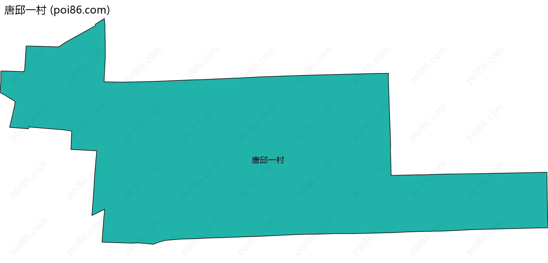 唐邱一村边界地图