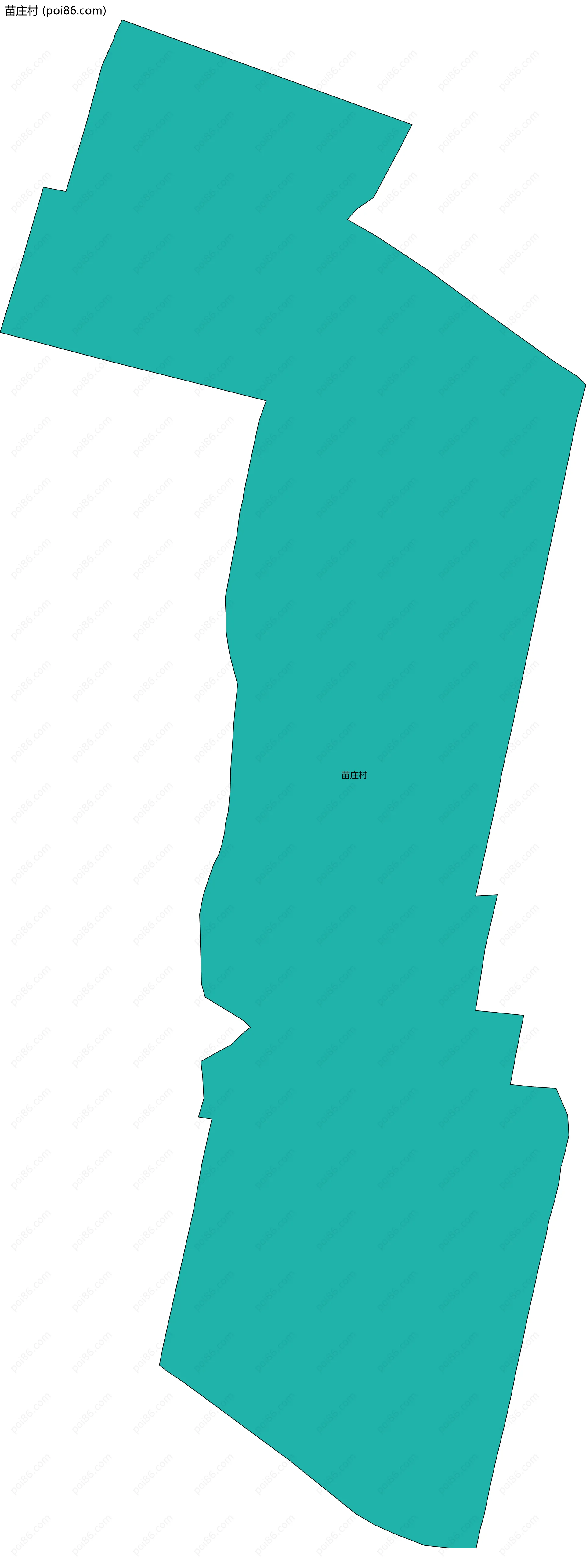 苗庄村边界地图