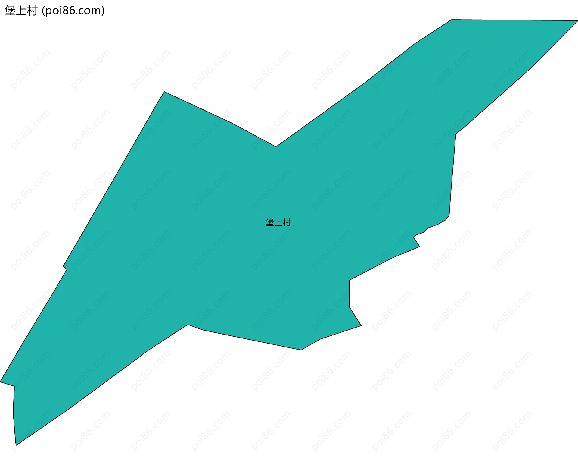 堡上村边界地图