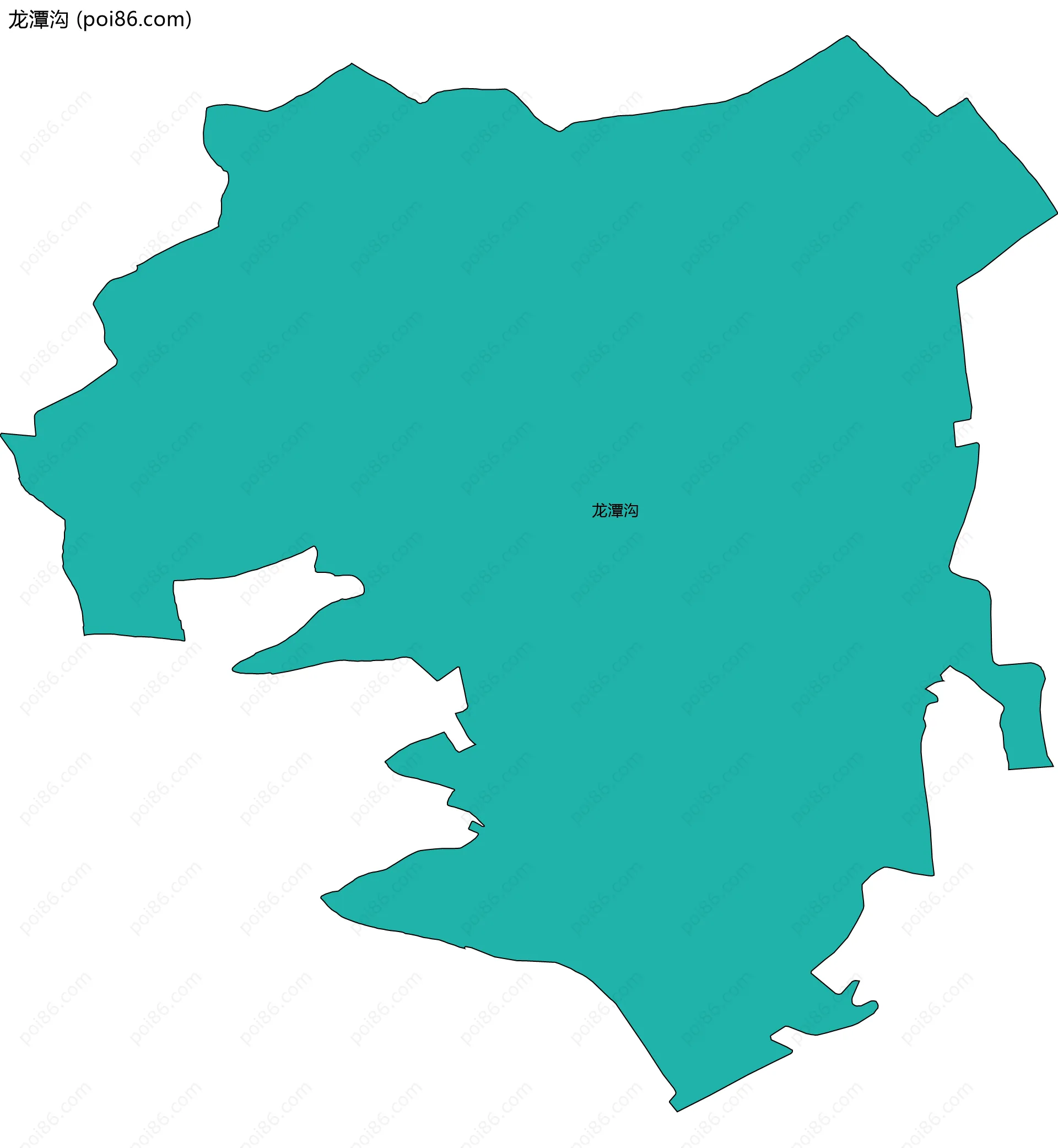 龙潭沟边界地图