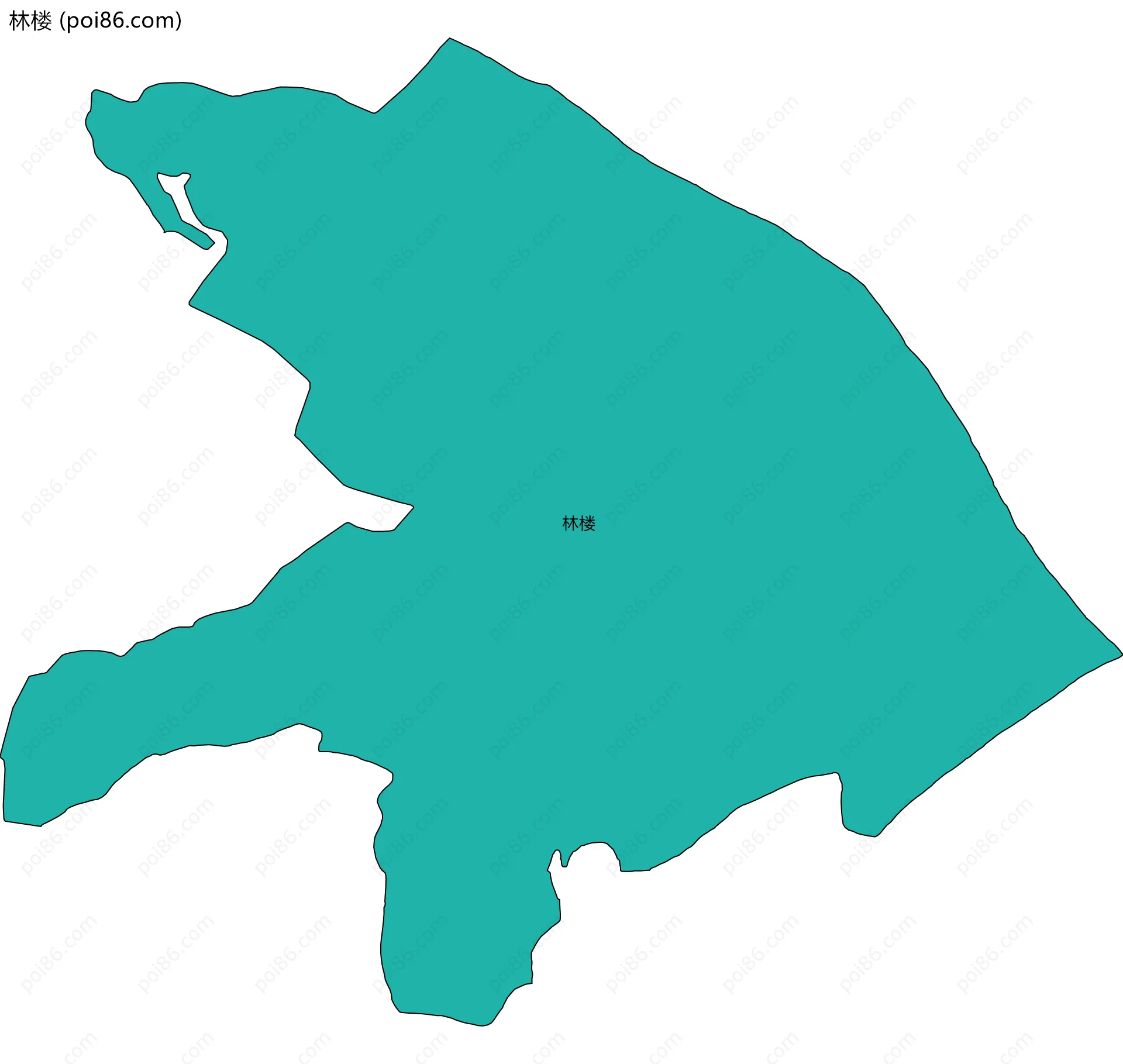 林楼边界地图