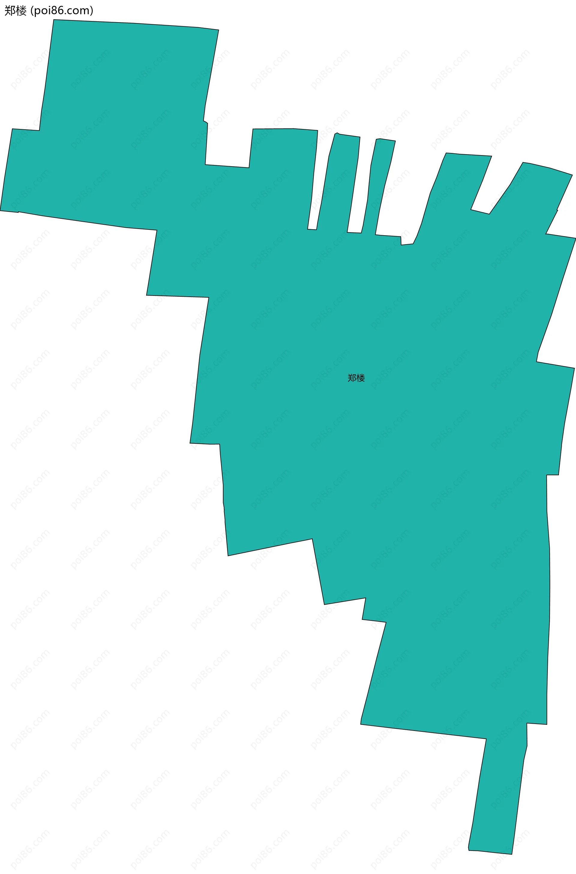 郑楼边界地图
