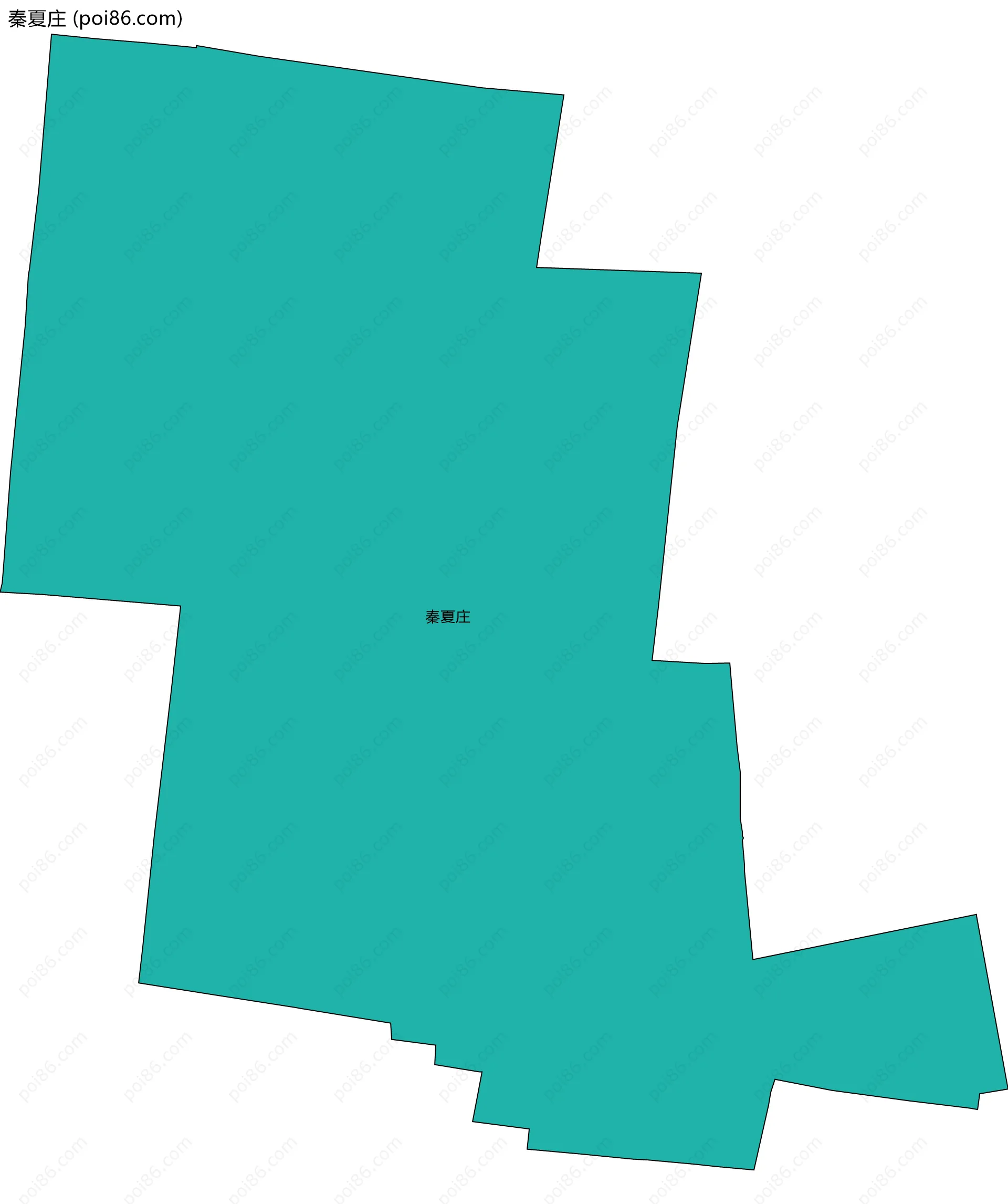 秦夏庄边界地图