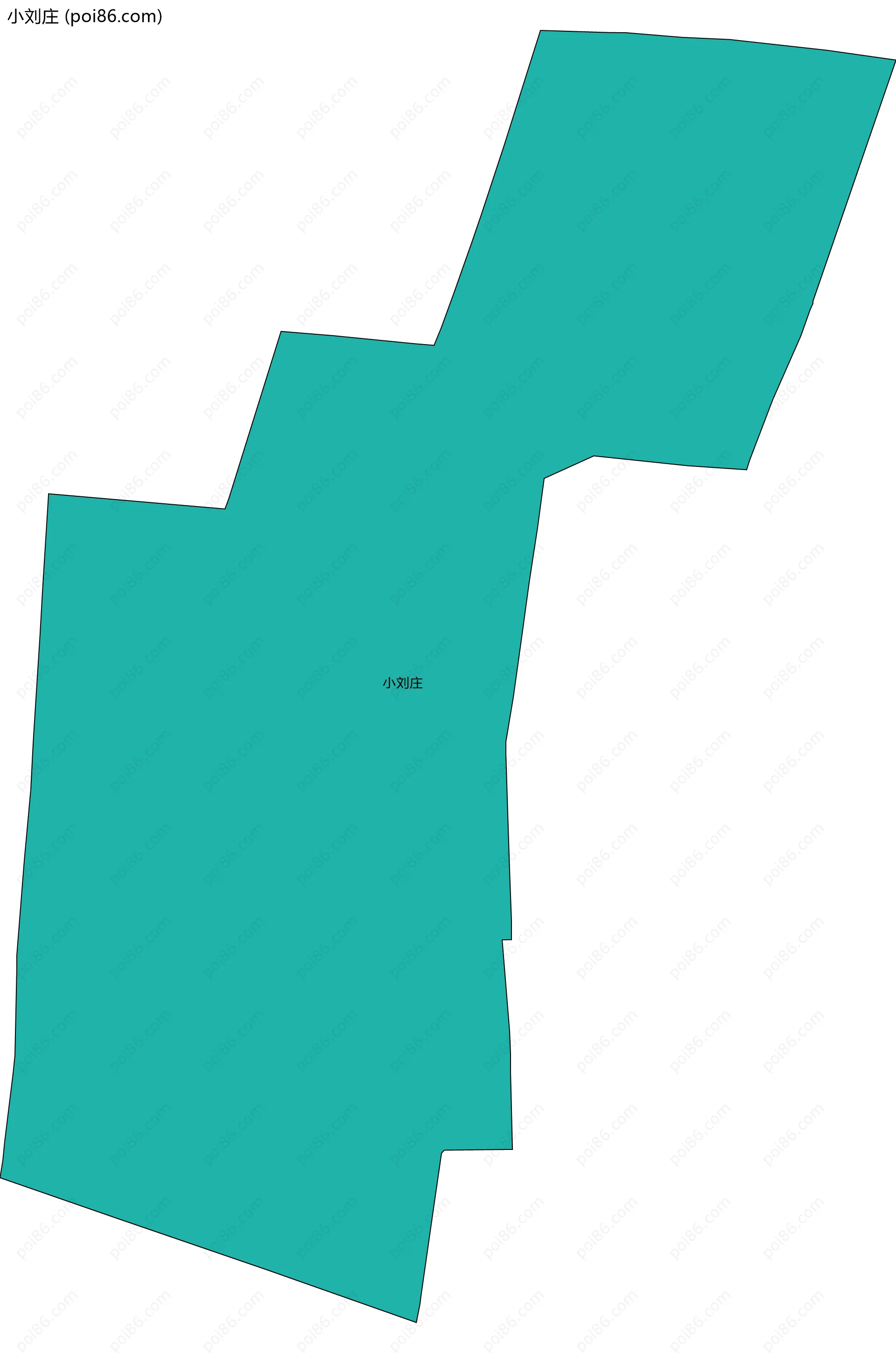 小刘庄边界地图