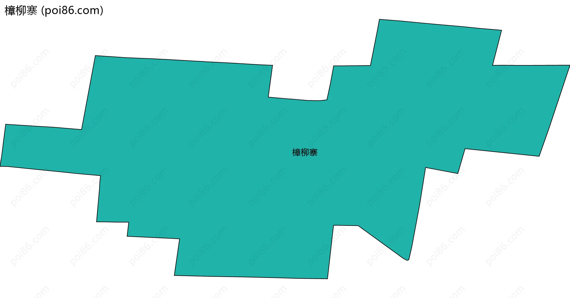 樟柳寨边界地图