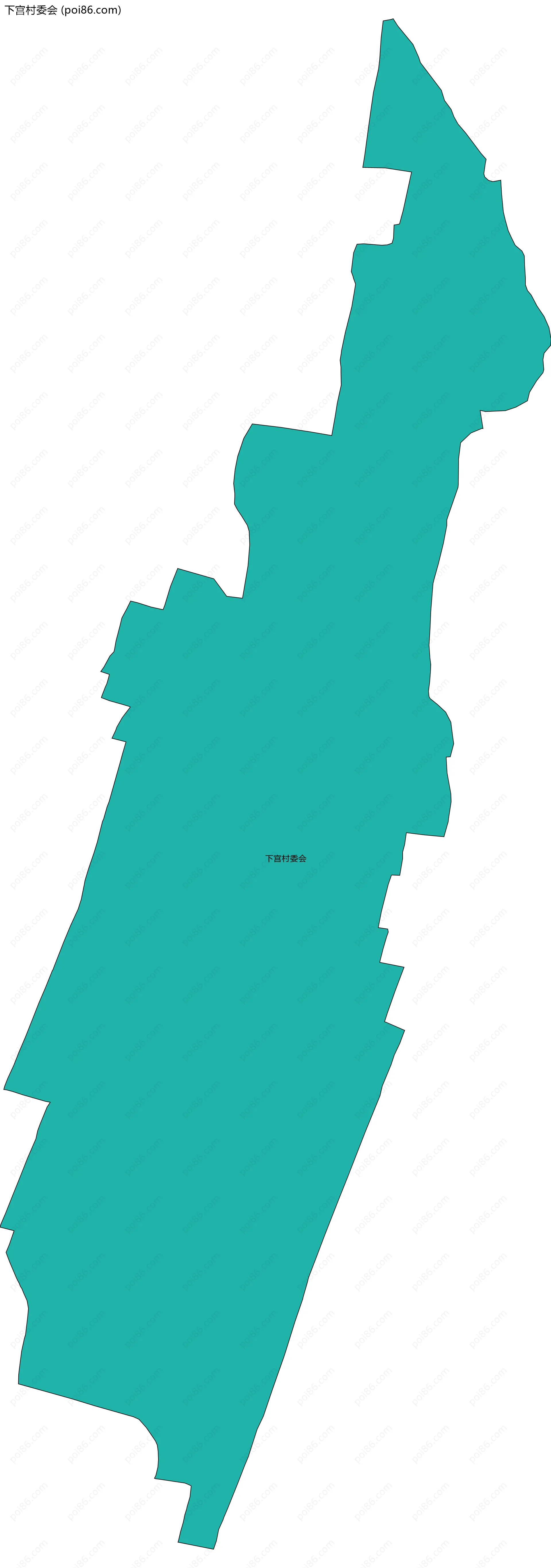 下宫村委会边界地图