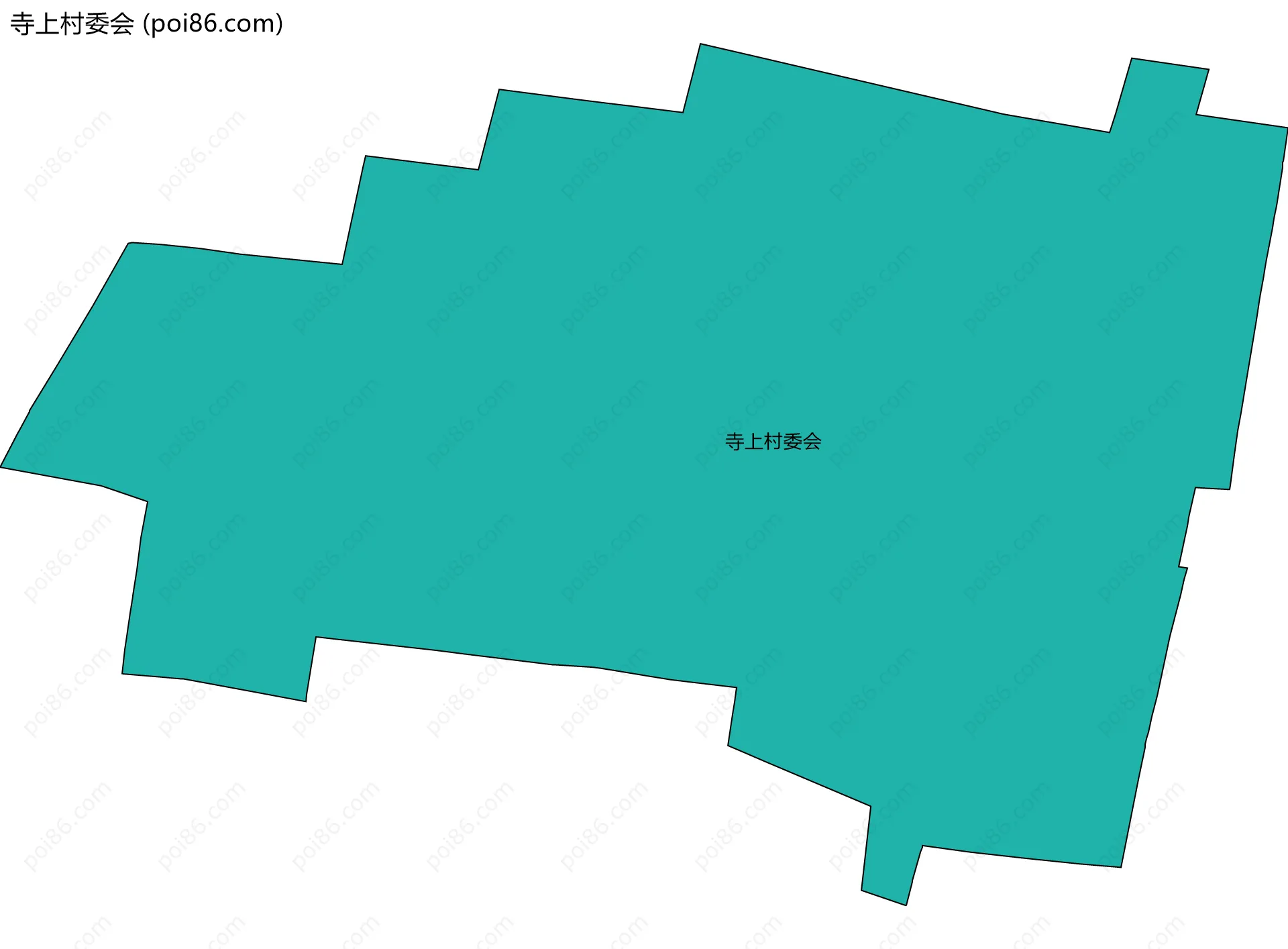 寺上村委会边界地图