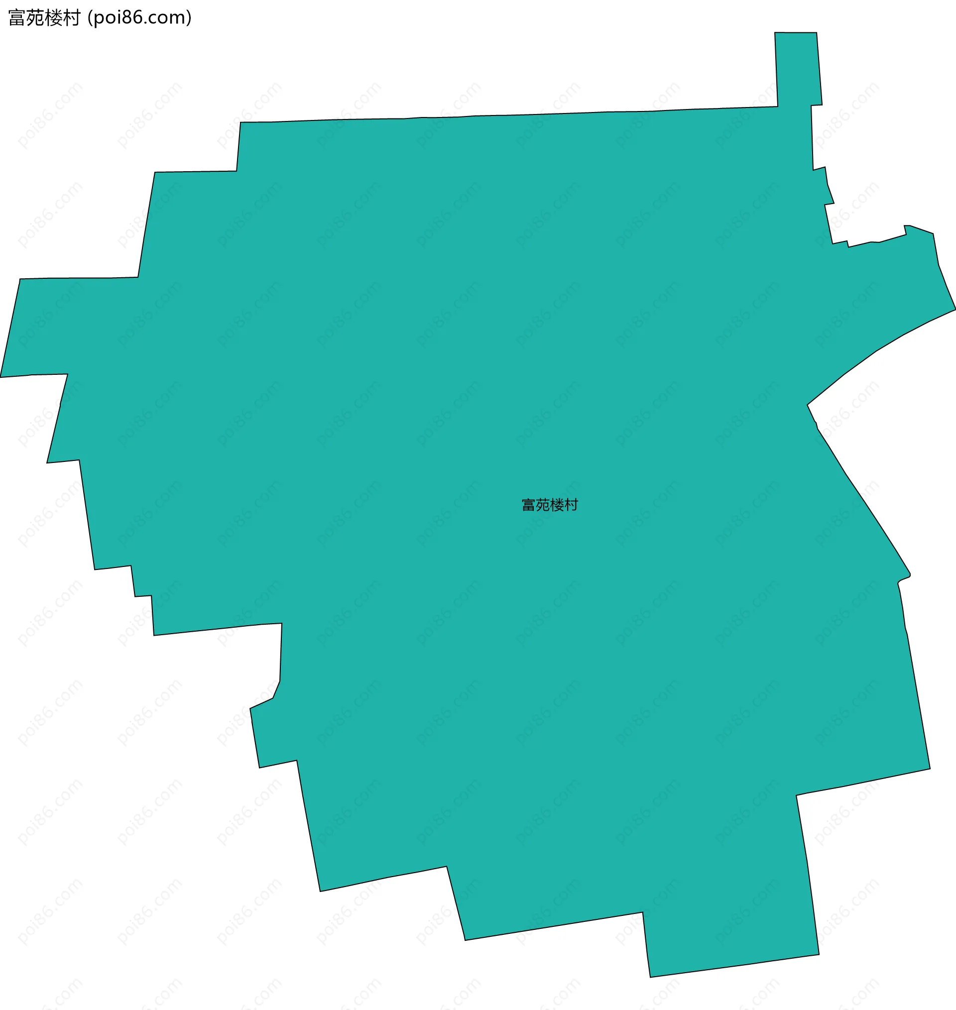 富苑楼村边界地图