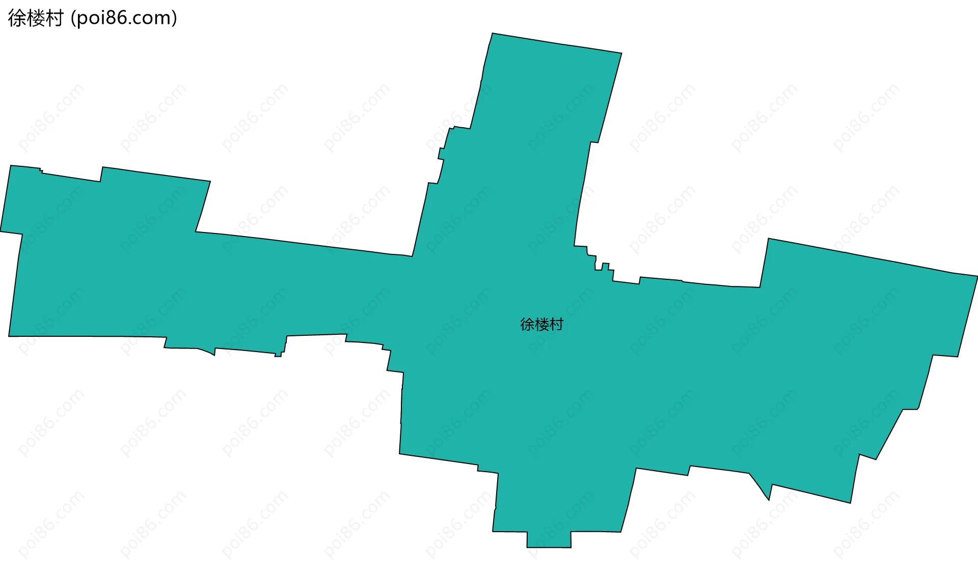 徐楼村边界地图