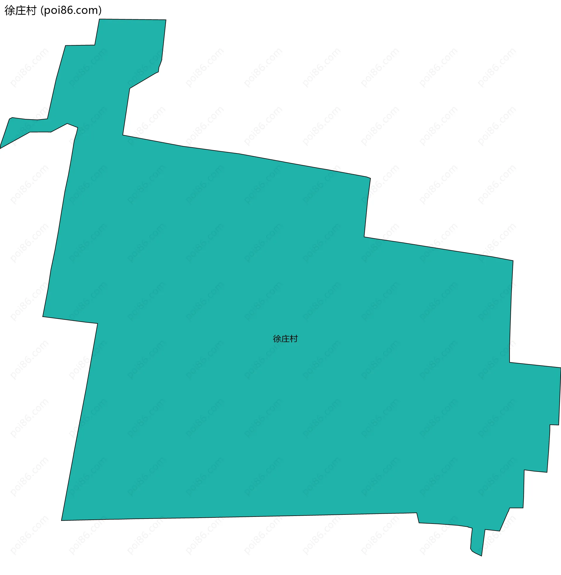 徐庄村边界地图