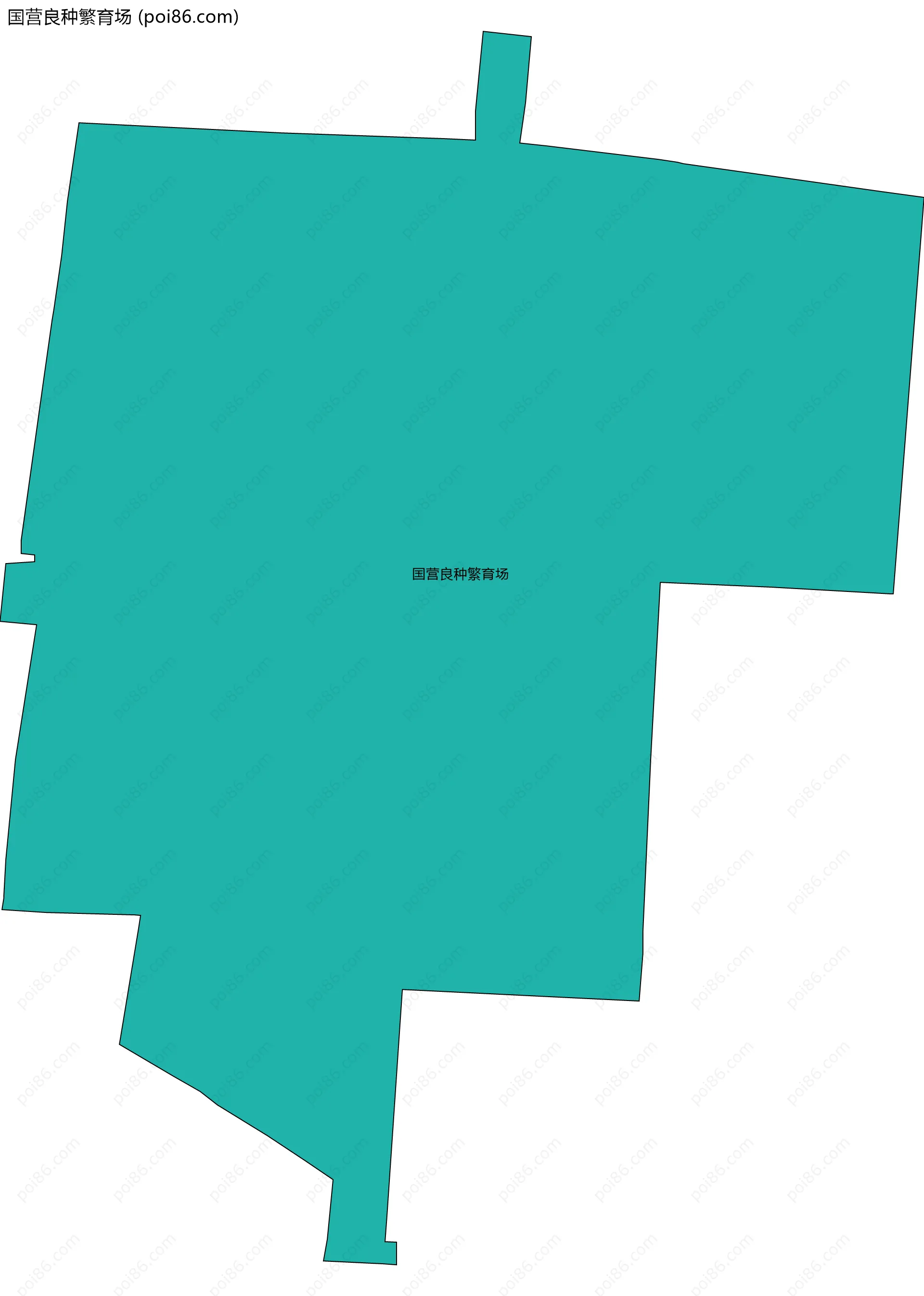 国营良种繁育场边界地图