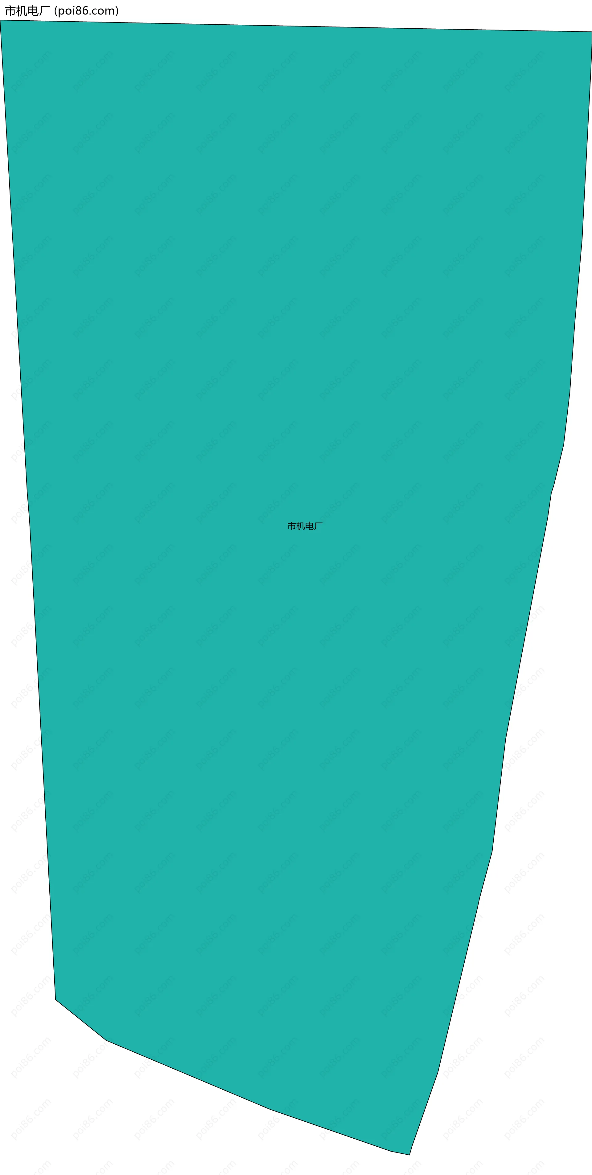 市机电厂边界地图