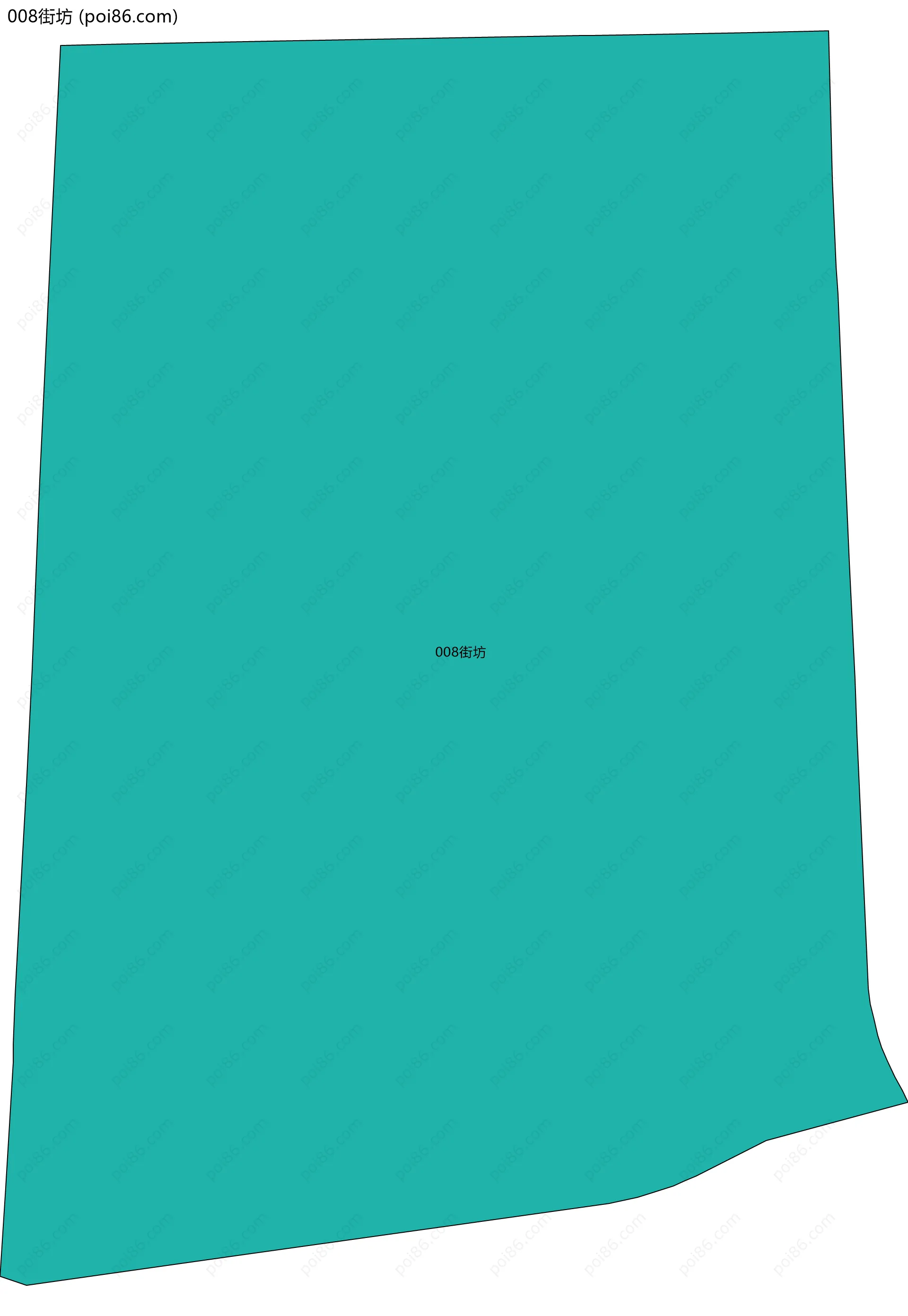 008街坊边界地图