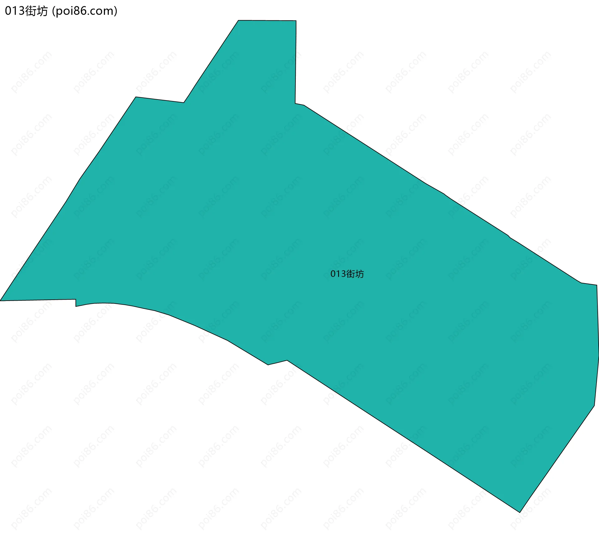 013街坊边界地图