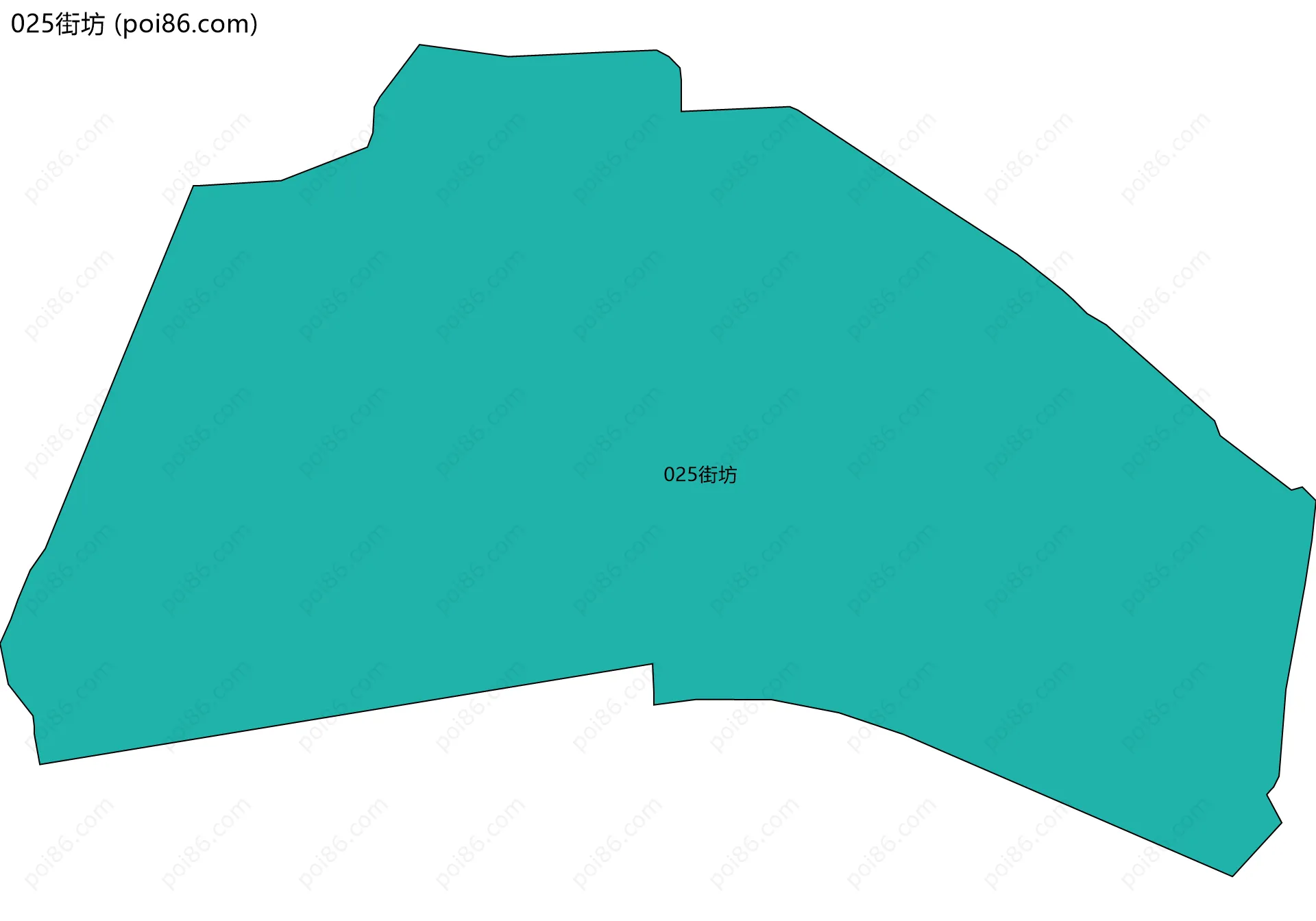 025街坊边界地图