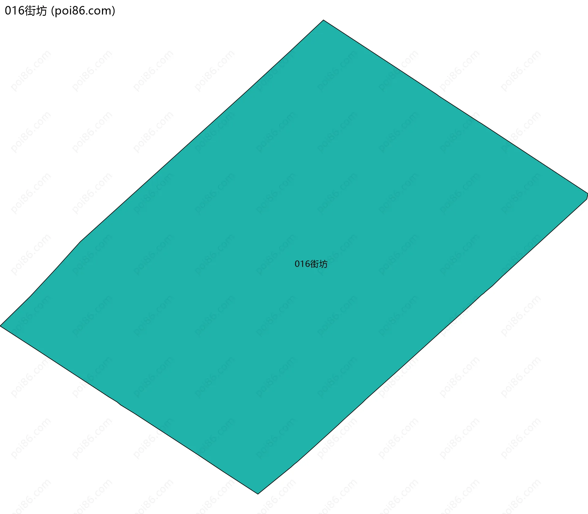 016街坊边界地图