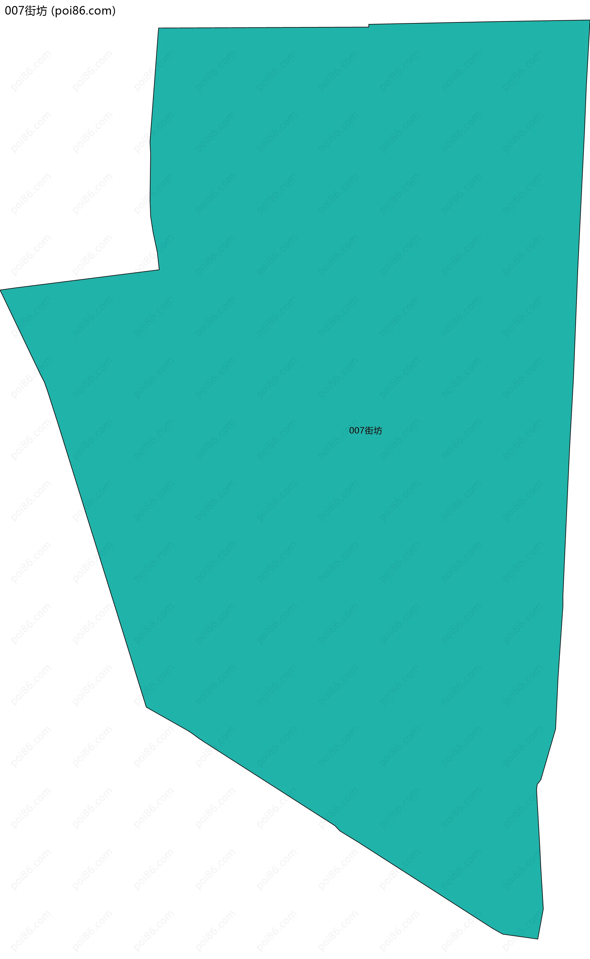 007街坊边界地图