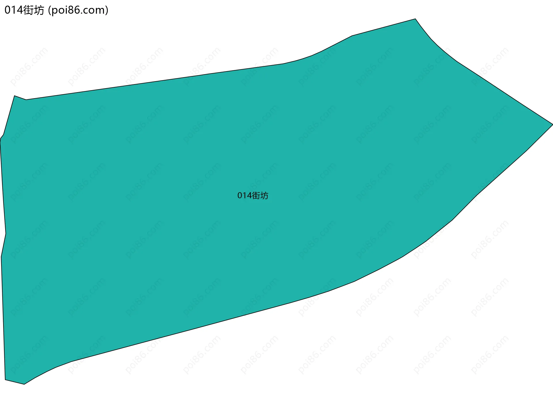 014街坊边界地图