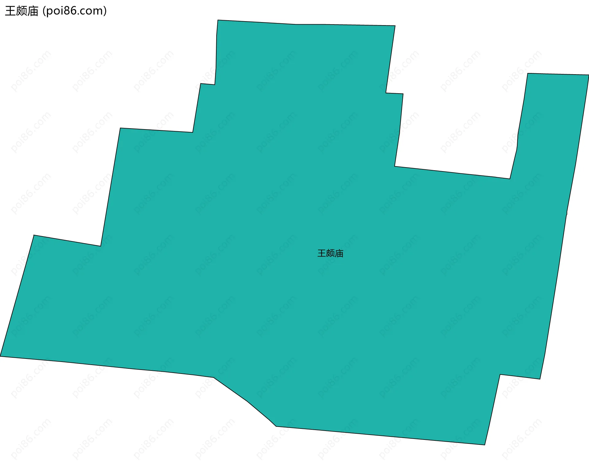 王颇庙边界地图