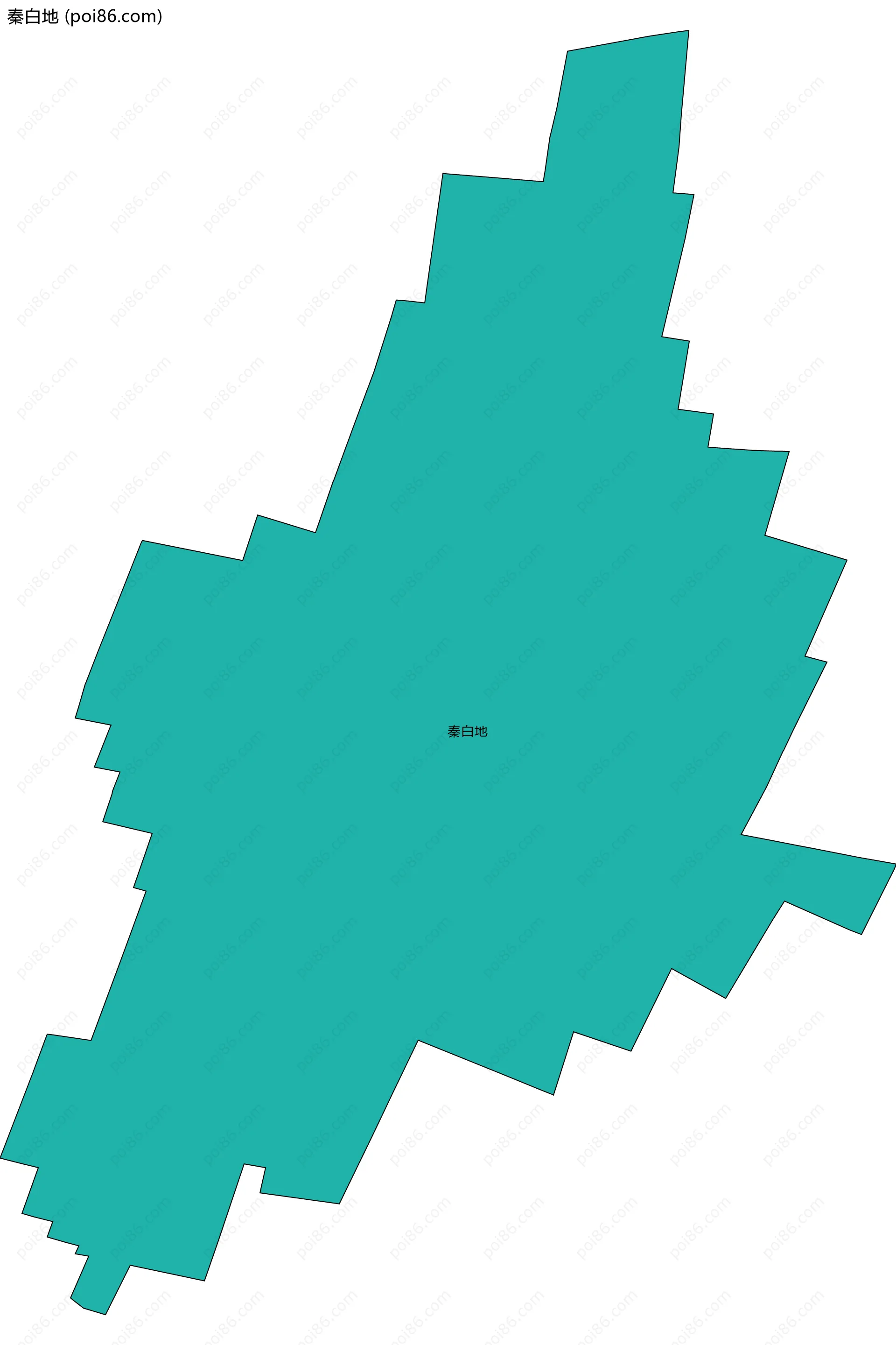 秦白地边界地图